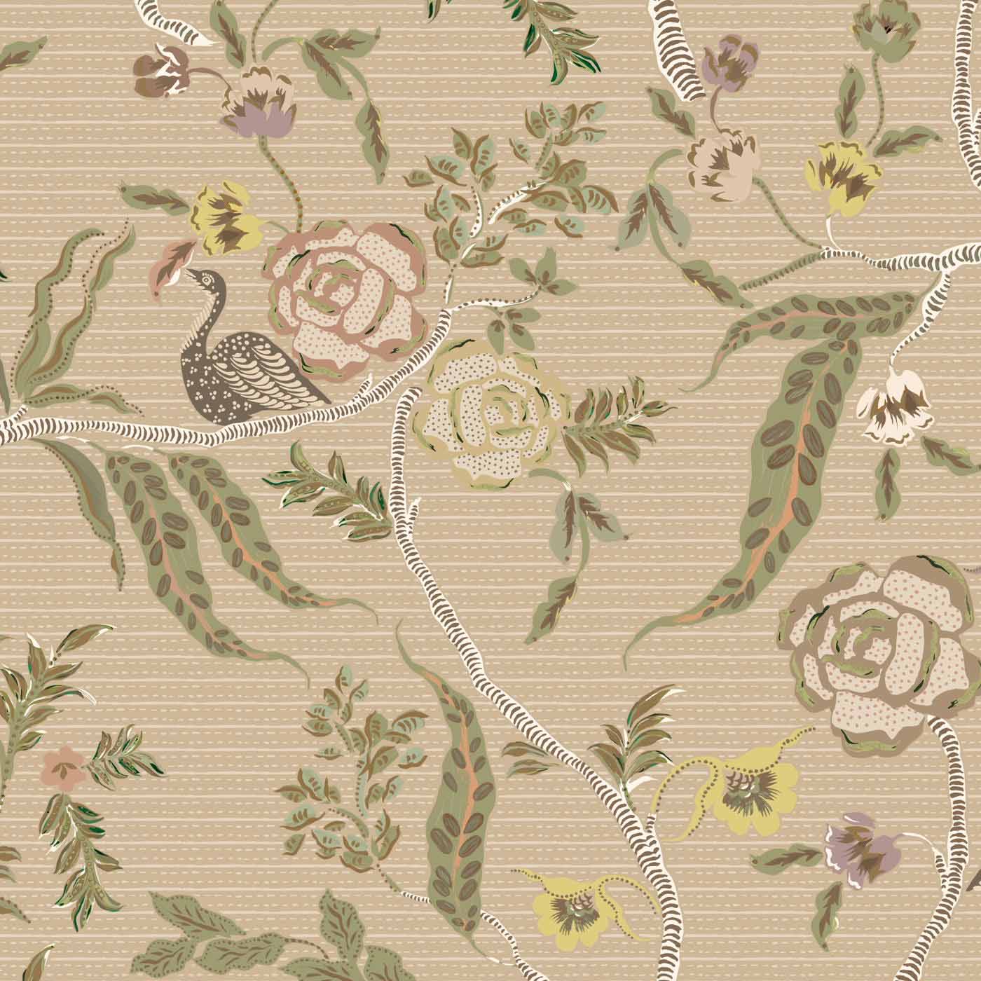Eversley - Coral Moss (Fabric)