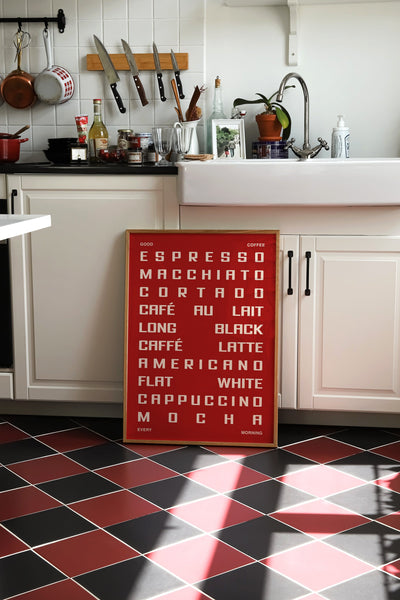 Coffee Guide Print