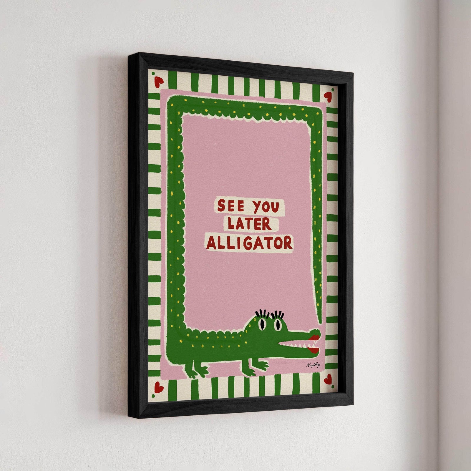 See You Later Alligator Print