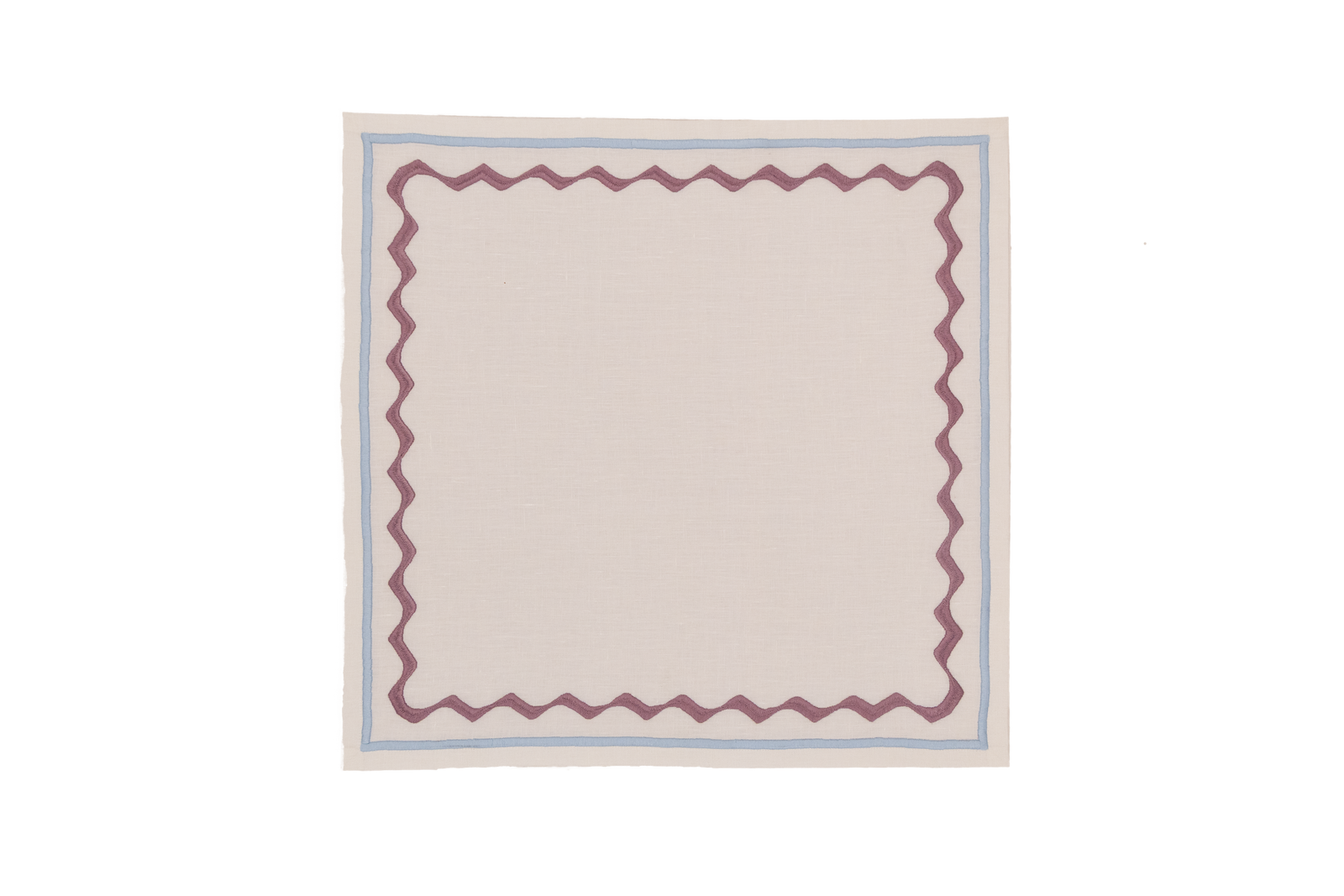 Embroidered Linen Napkins (Set of 4) 18×18 in