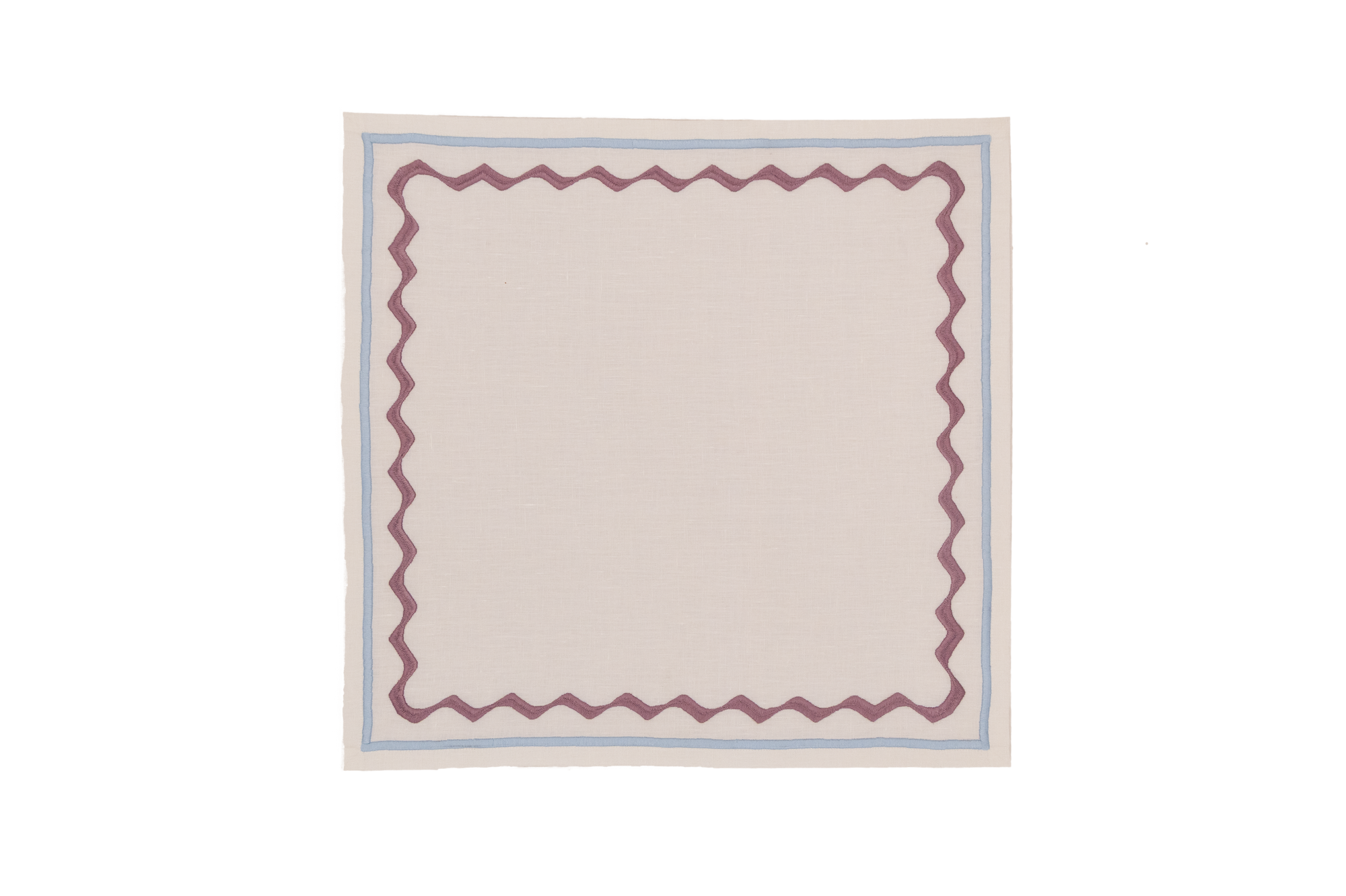 Embroidered Linen Napkins (Set of 4) 18×18 in