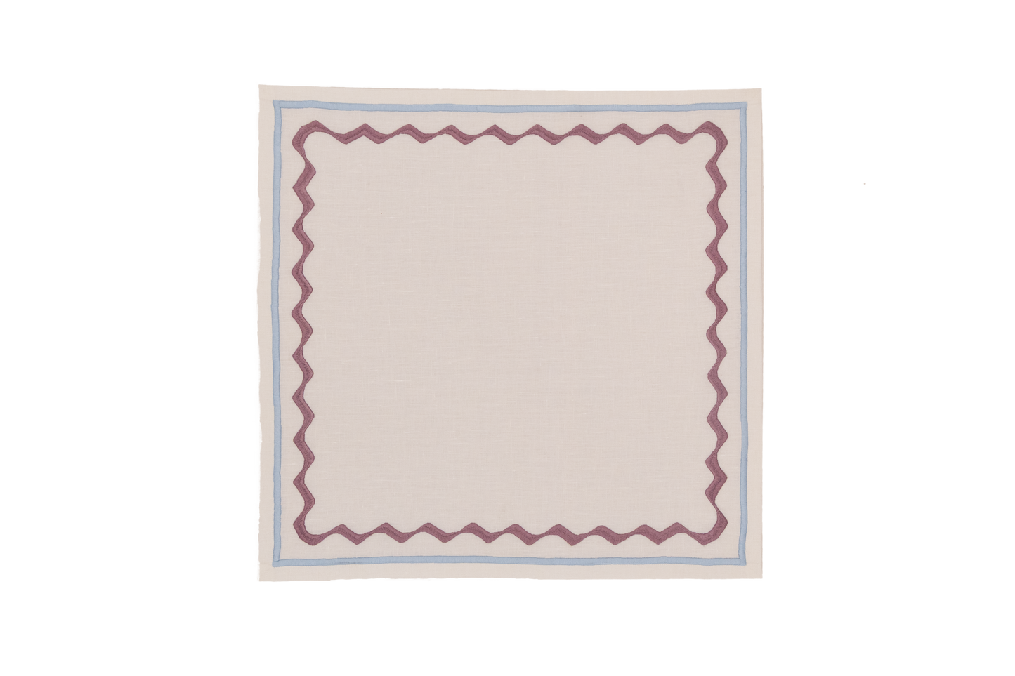 Embroidered Linen Napkins (Set of 4) 18×18 in