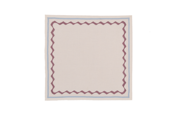 Embroidered Linen Napkins (Set of 4) 18×18 in