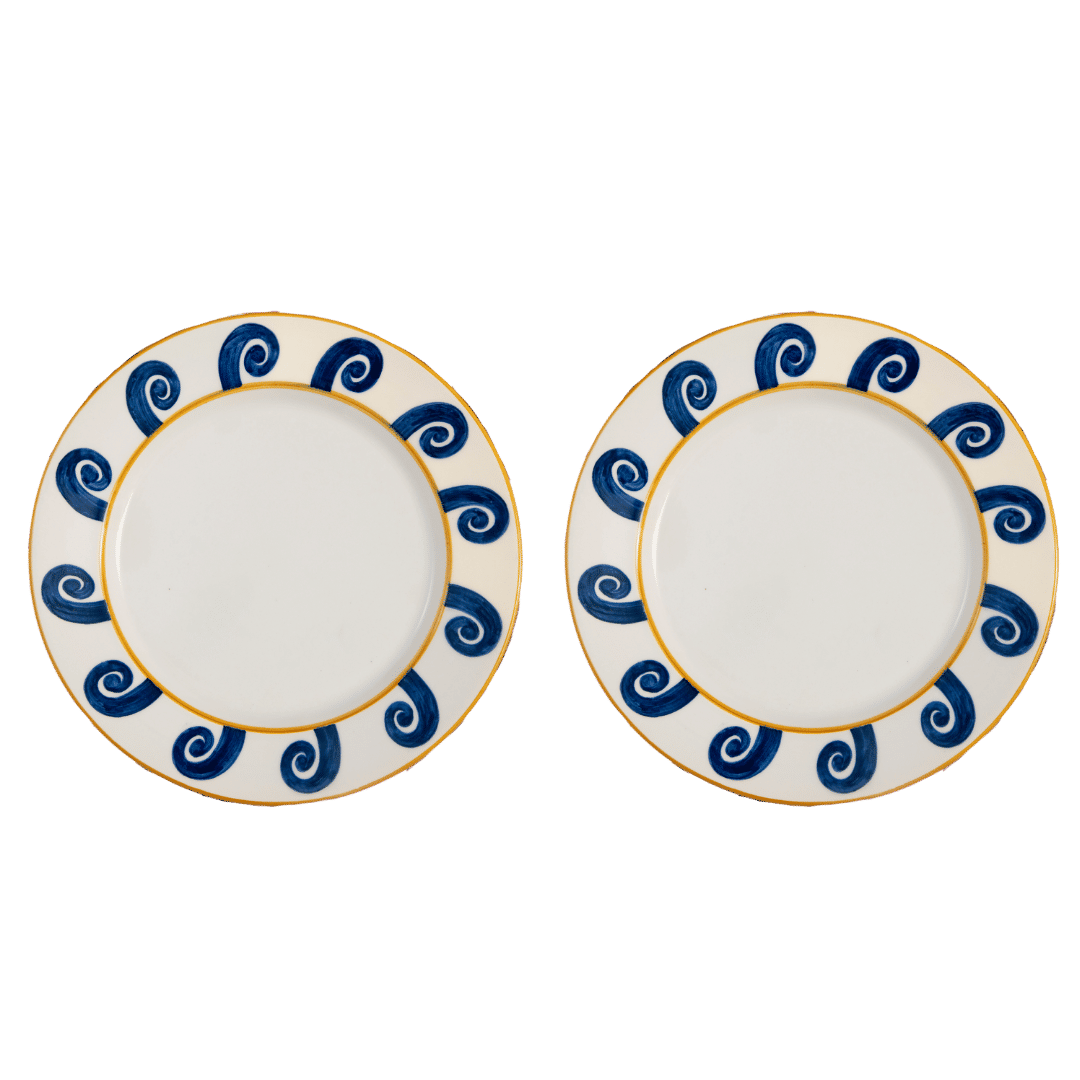 Blue Sirenus Dinner Plate Set-Of-Two