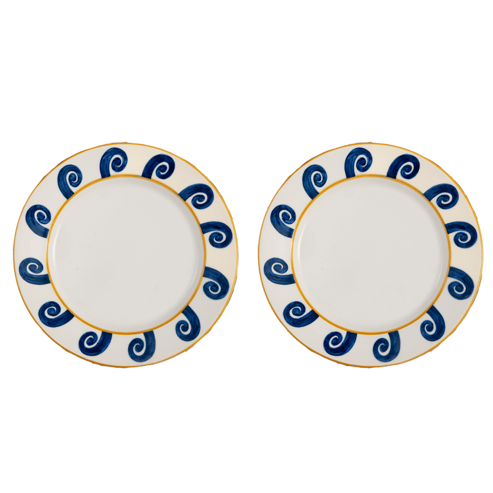 Blue Sirenus Dinner Plate Set-Of-Two