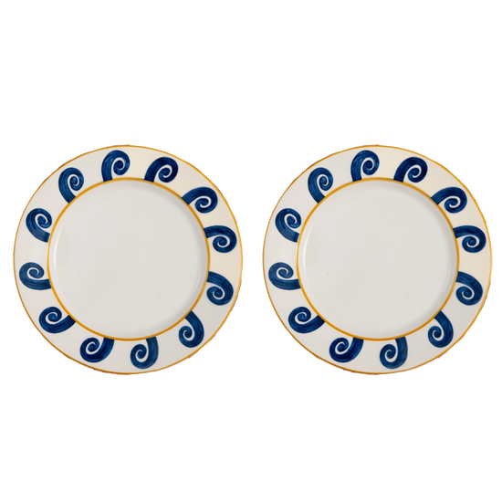 Blue Sirenus Dinner Plate Set-Of-Two