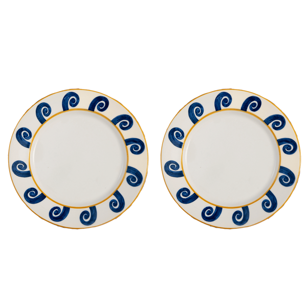 Blue Sirenus Dinner Plate Set-Of-Two