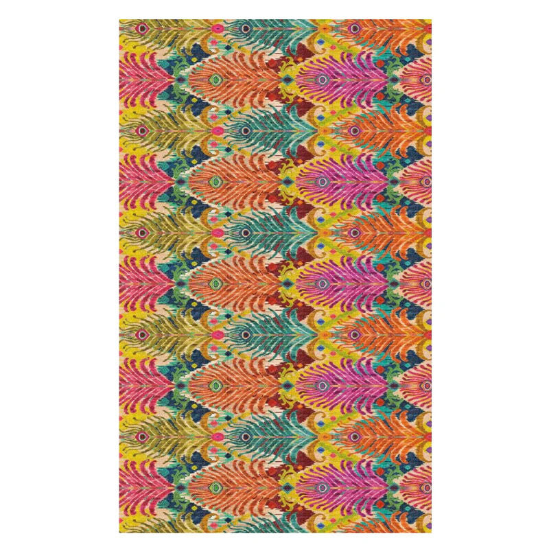 Matthew Williamson Cotton Tablecloth Peacock Feather - Style 04