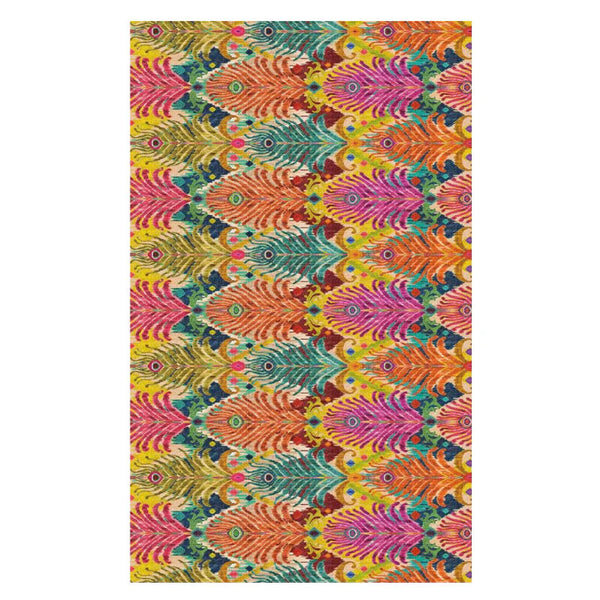 Matthew Williamson Cotton Tablecloth Peacock Feather - Style 04