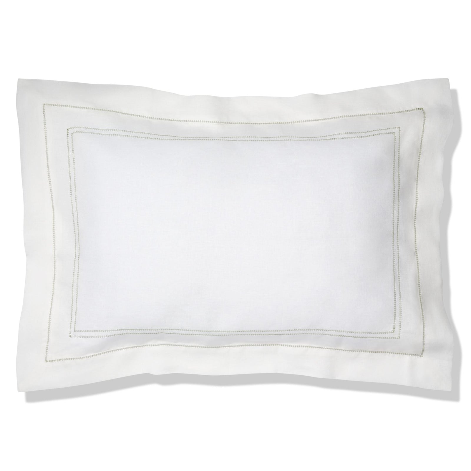 Bed Linen Set Hemstitch Botanical Green