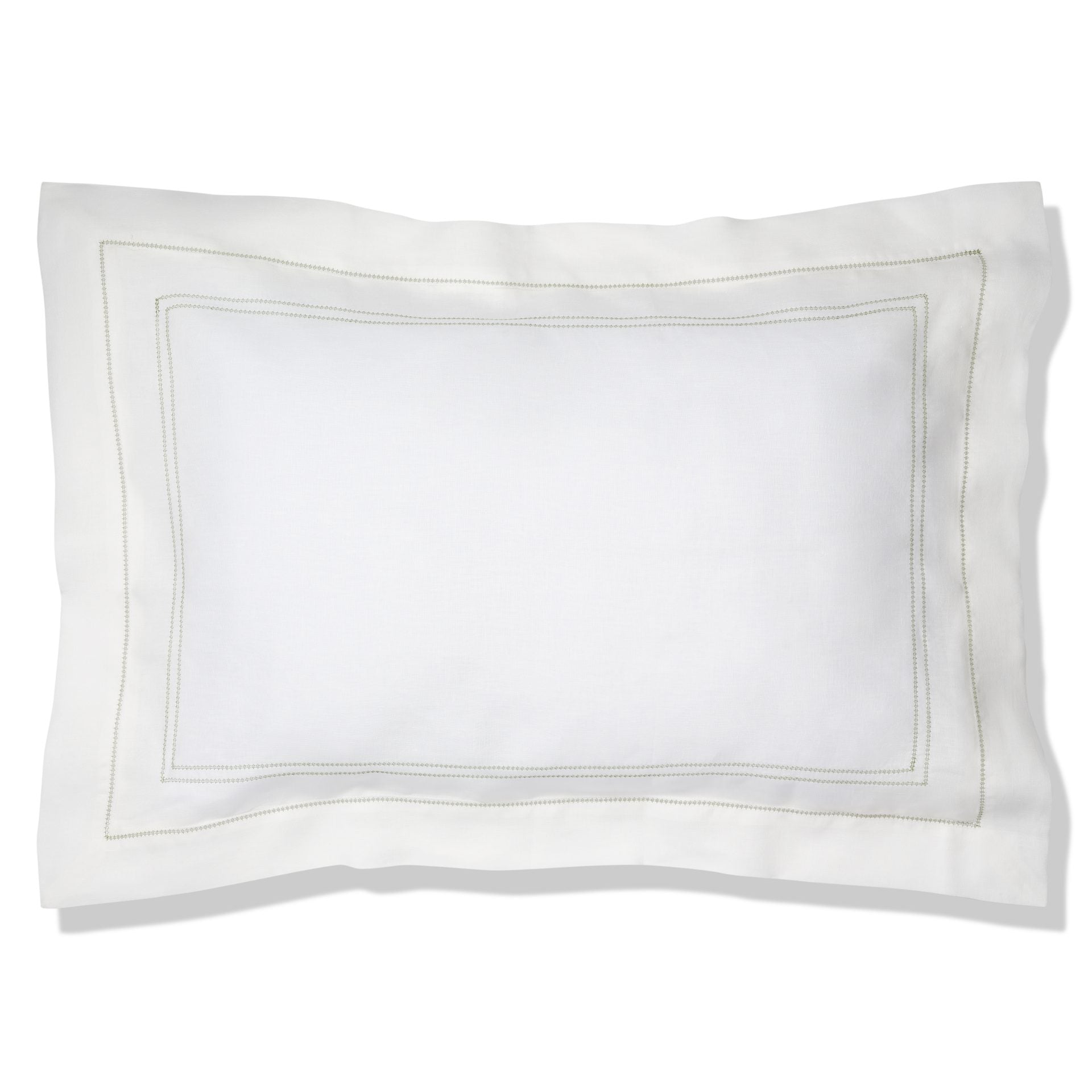 Bed Linen Set Hemstitch Botanical Green