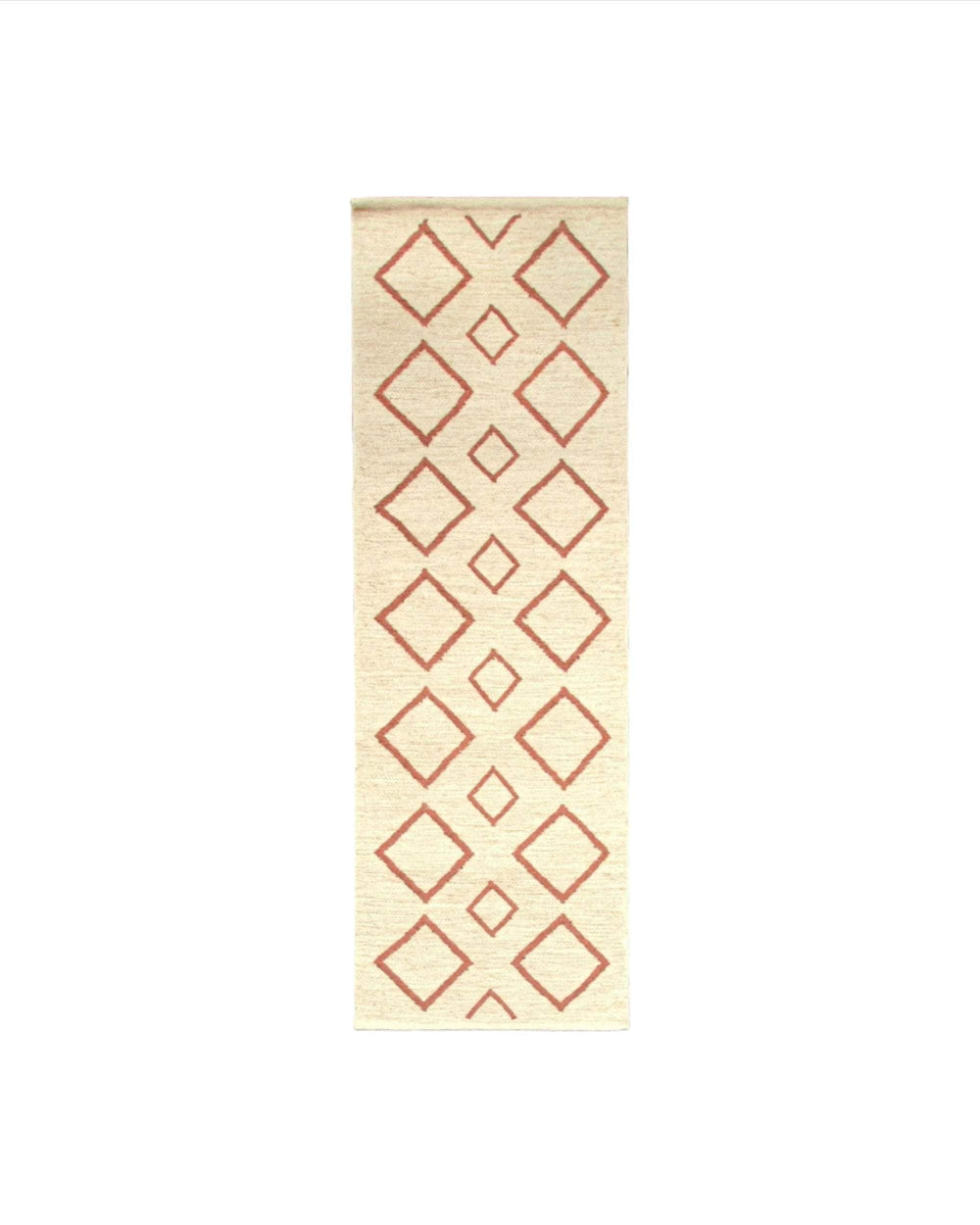 Rhombus Rug Runner - Pink