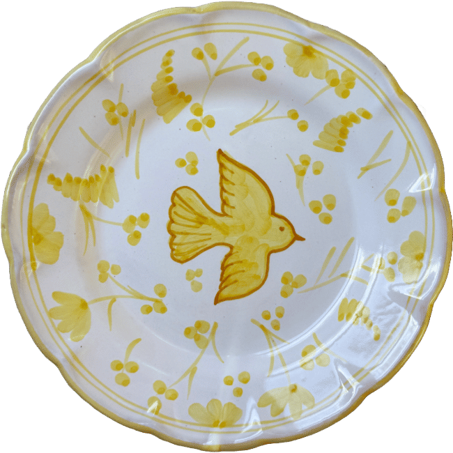 Colomba Yellow Plate 25cm