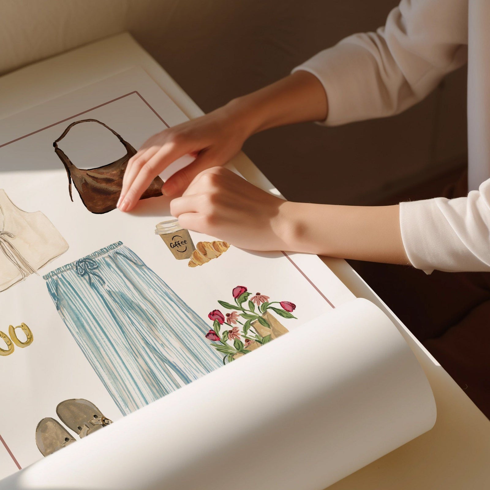 Coffee Date Art Print