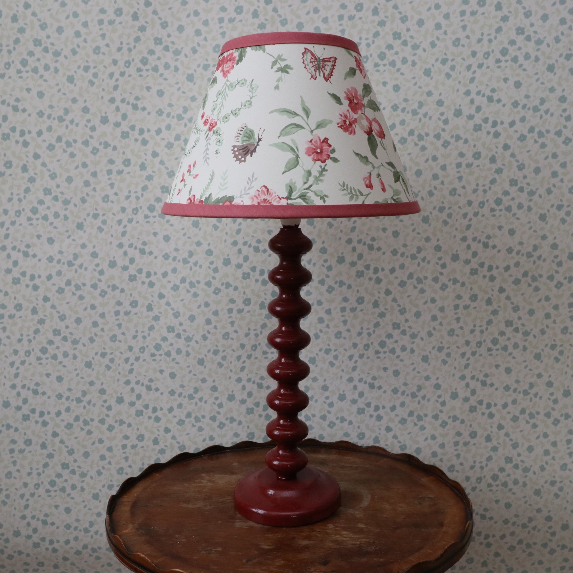 Lampshade - Paper Shade 30cm In Papillon Blossom Moss