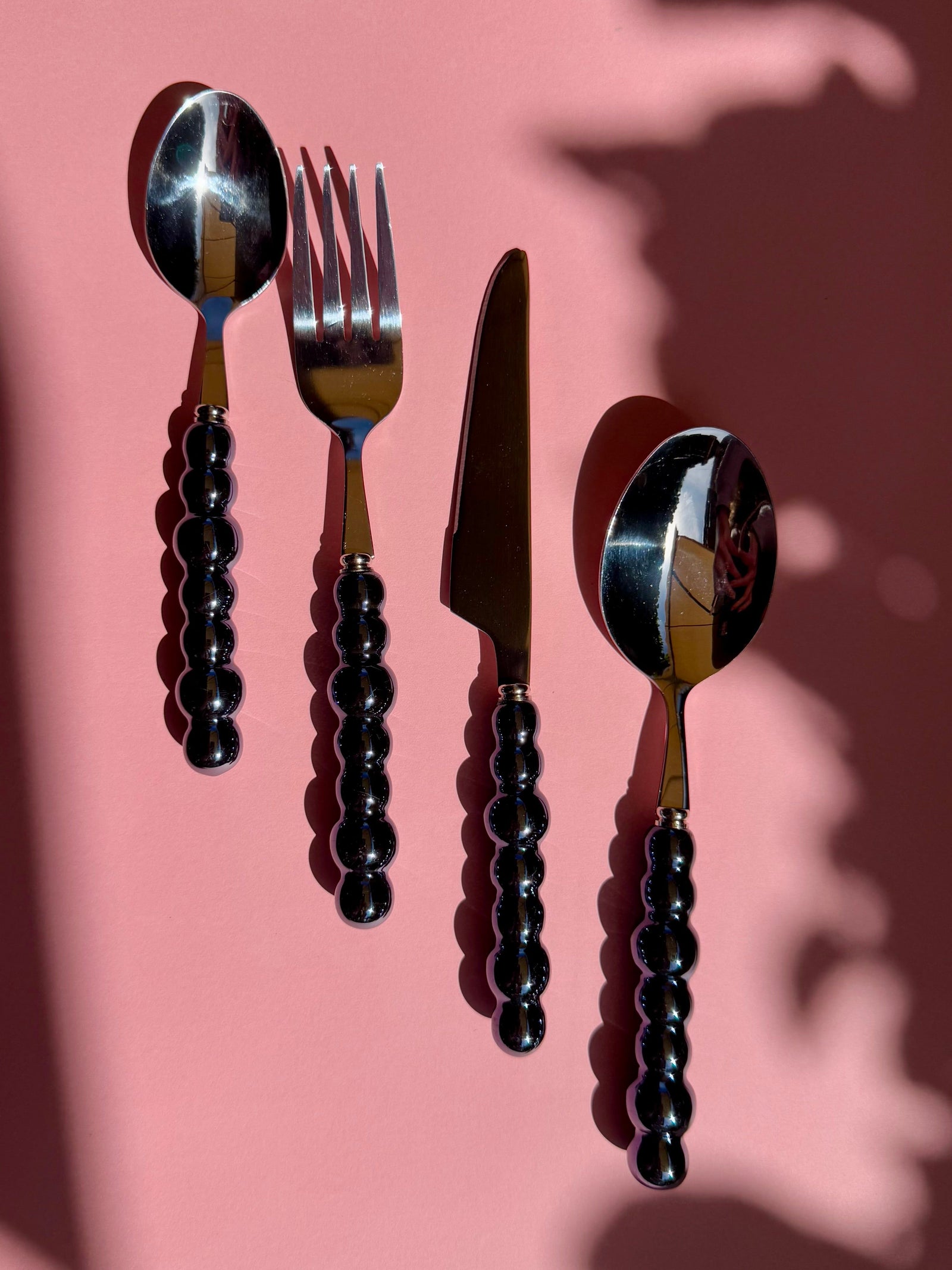 Perlita Cutlery Set - Navy Blue