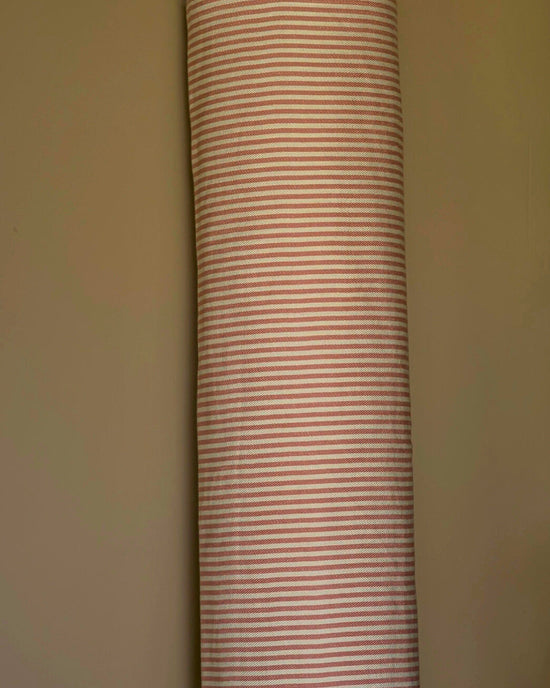 The Fine Stripe in Old Rose