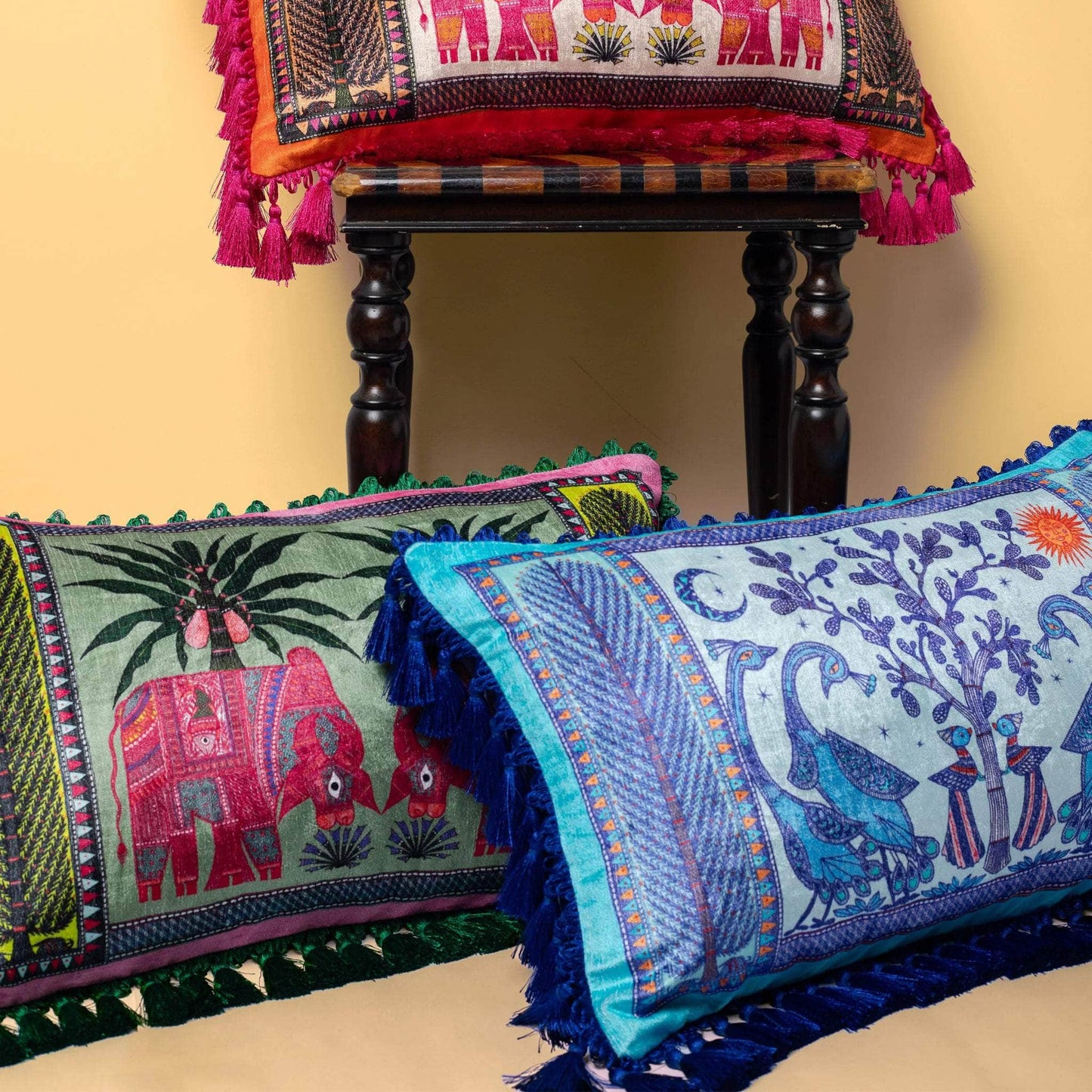 Morni Cotton Velvet Cushion