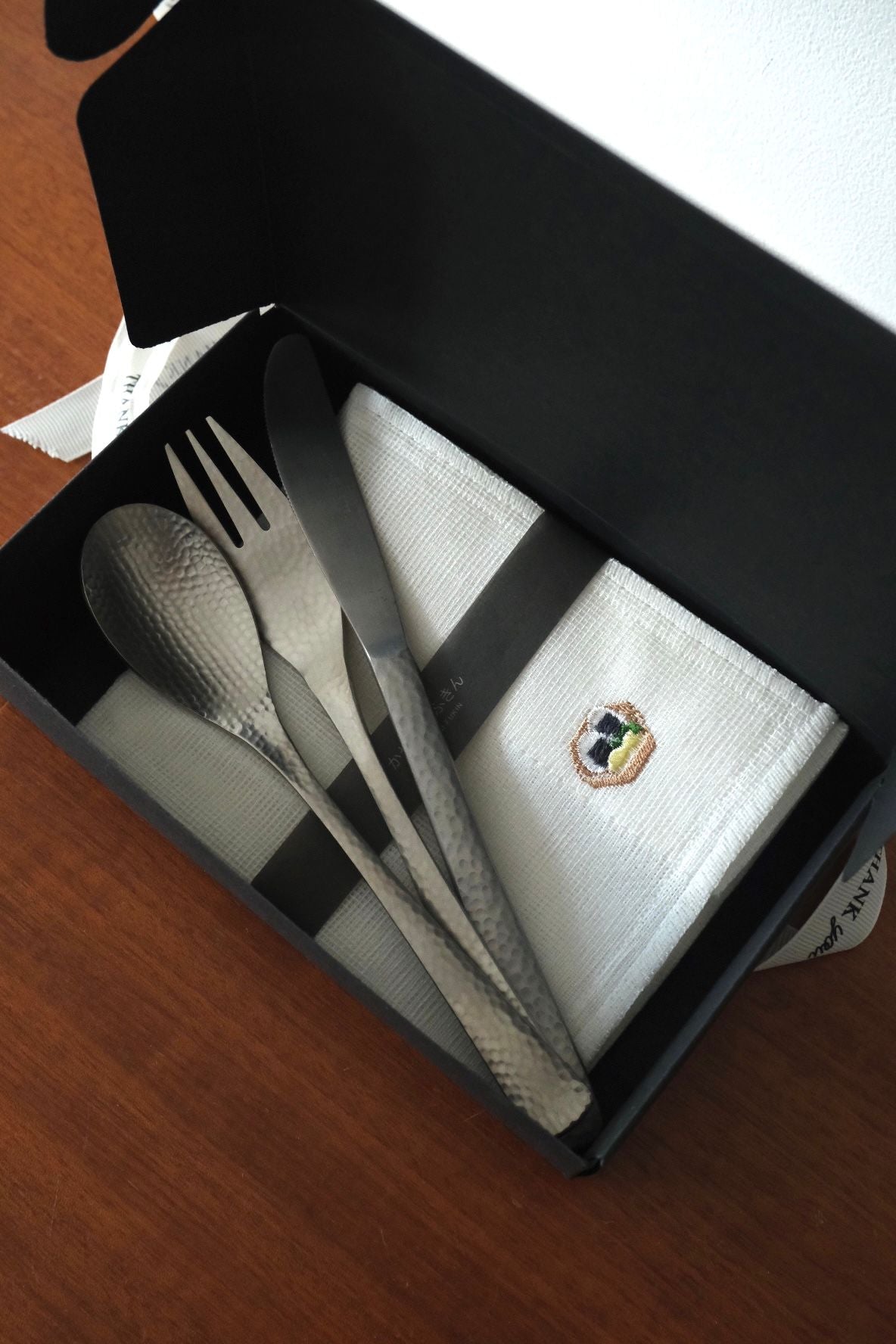 Rice Ball Emboridery Cloth with/without NAGORI Gift set (3-Pieces)