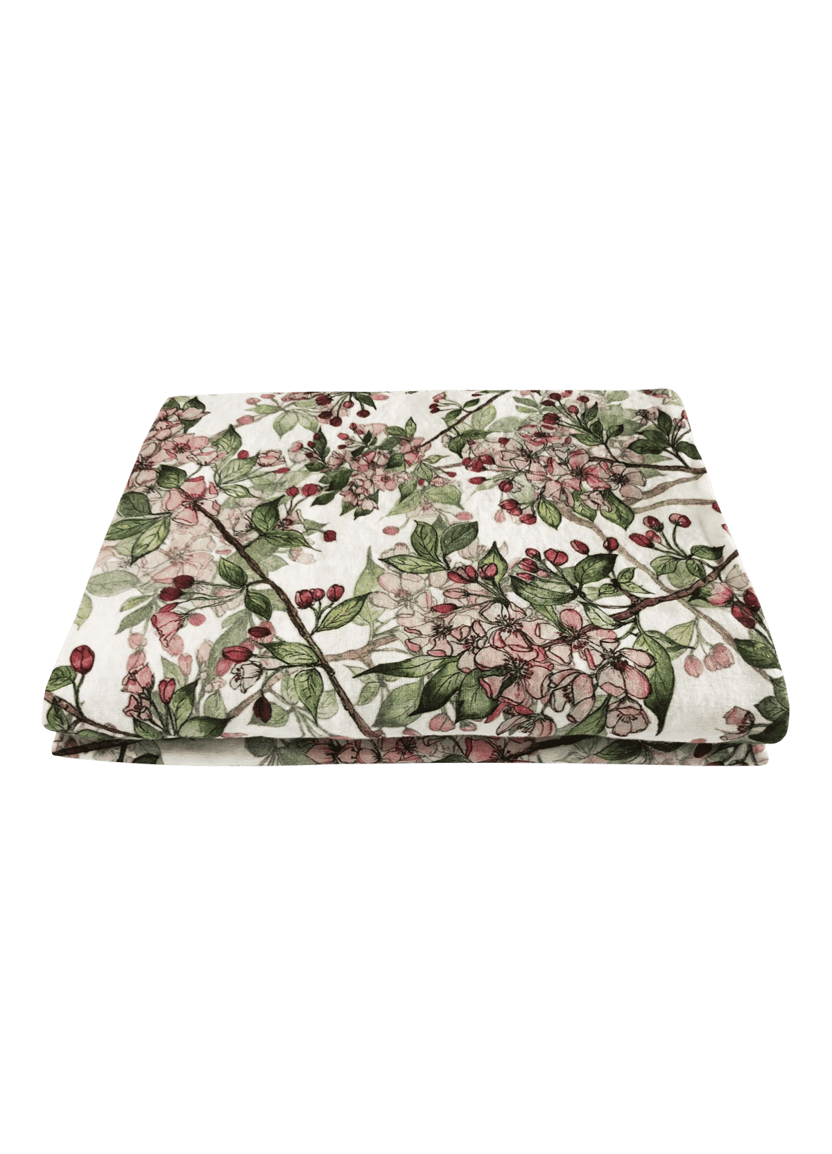 Cherry Blossom Linen Table Cloth