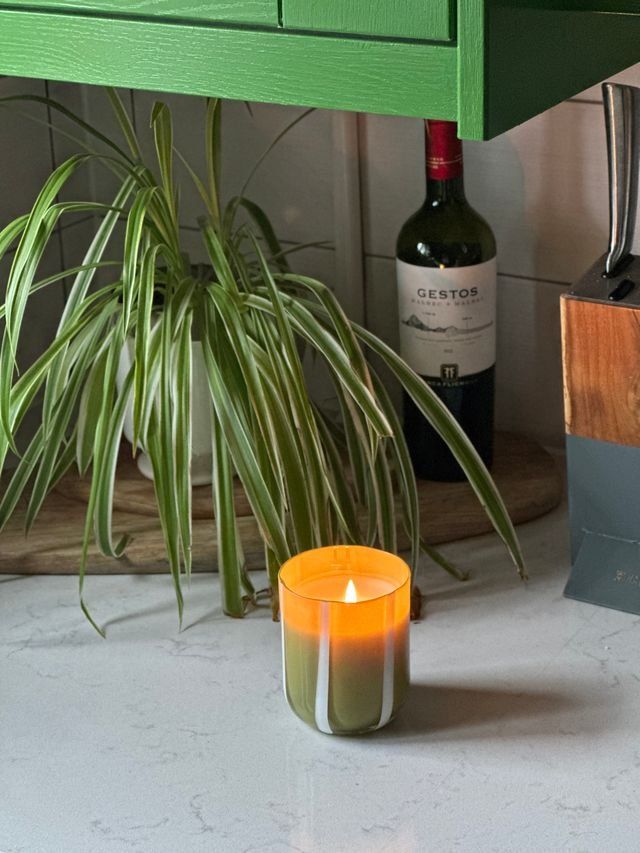 Atina Candle | Fresh Olive & Lemon Scented Candle