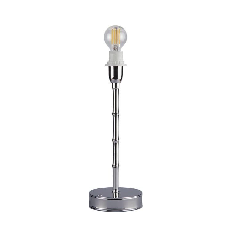 Silver Bamboo Rechargeable Lamp Base - 30cm