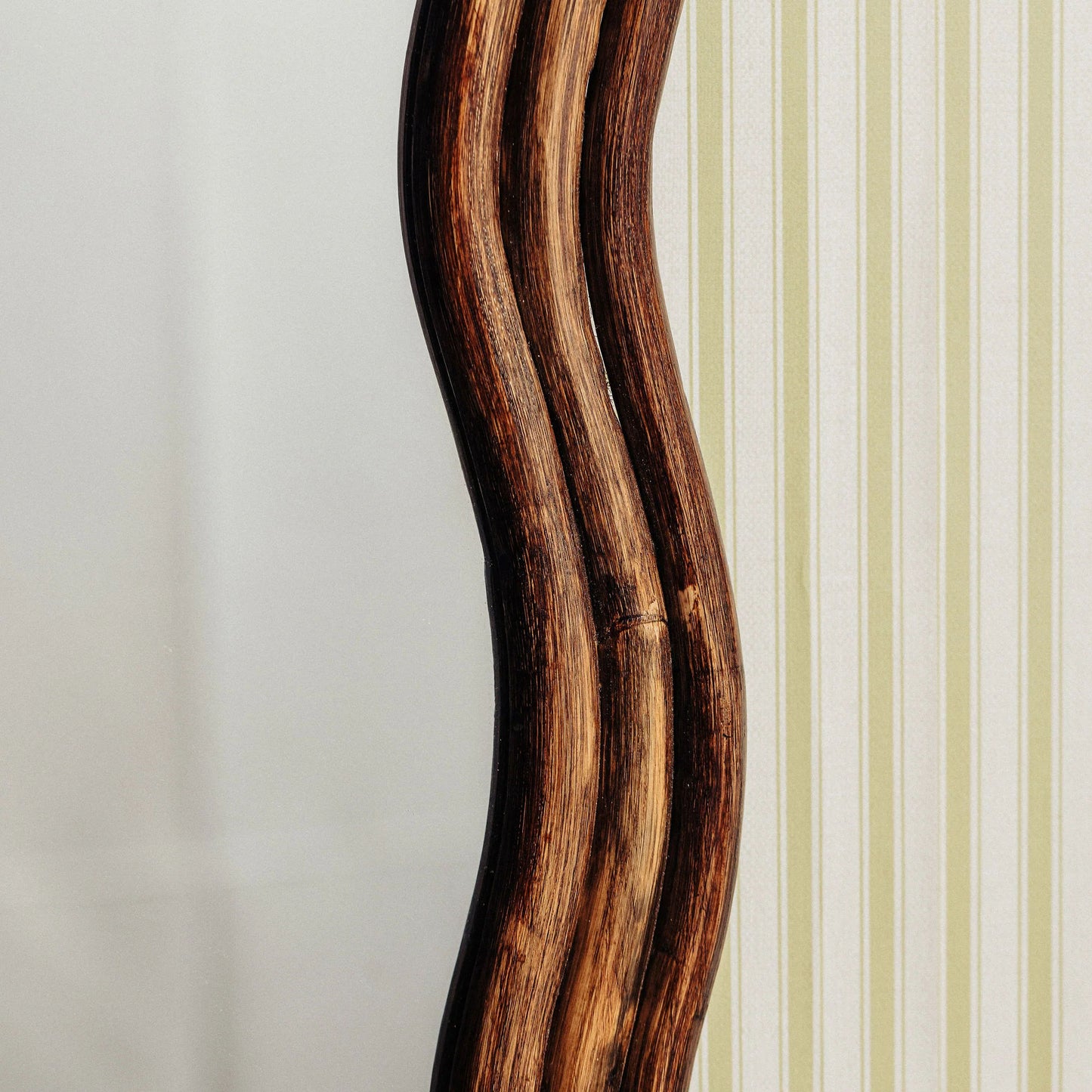 Wave Rattan Mirror (Medium)