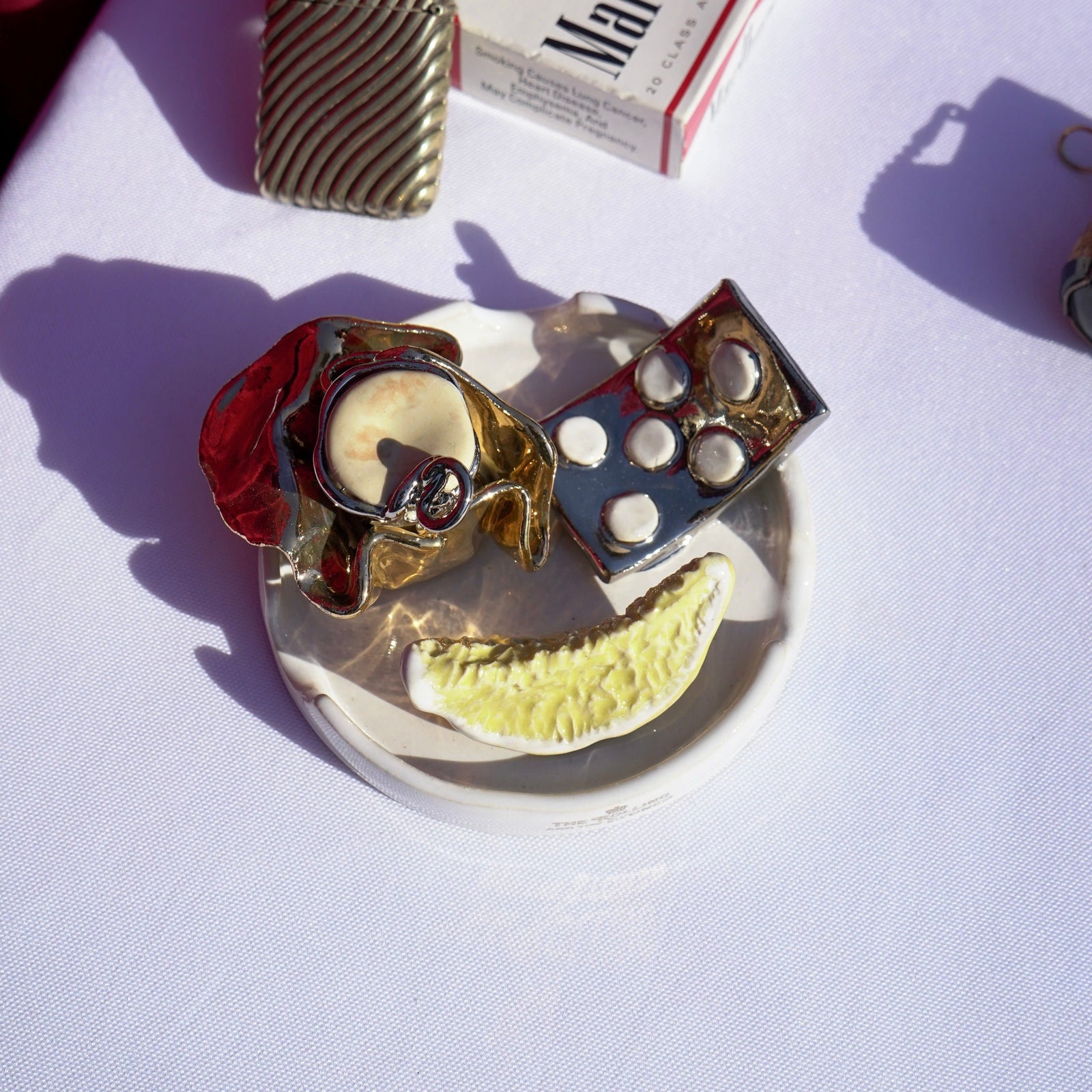 Champagne Headache Ashtray