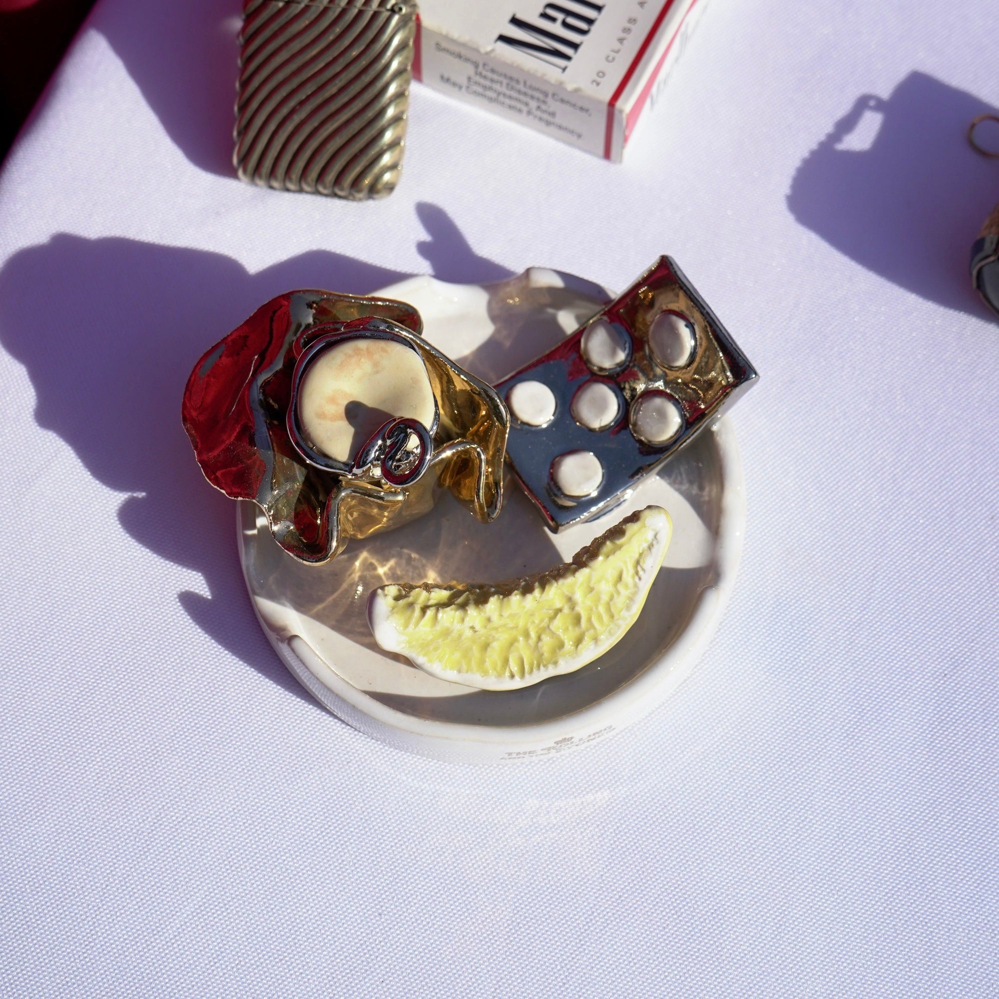 Champagne Headache Ashtray