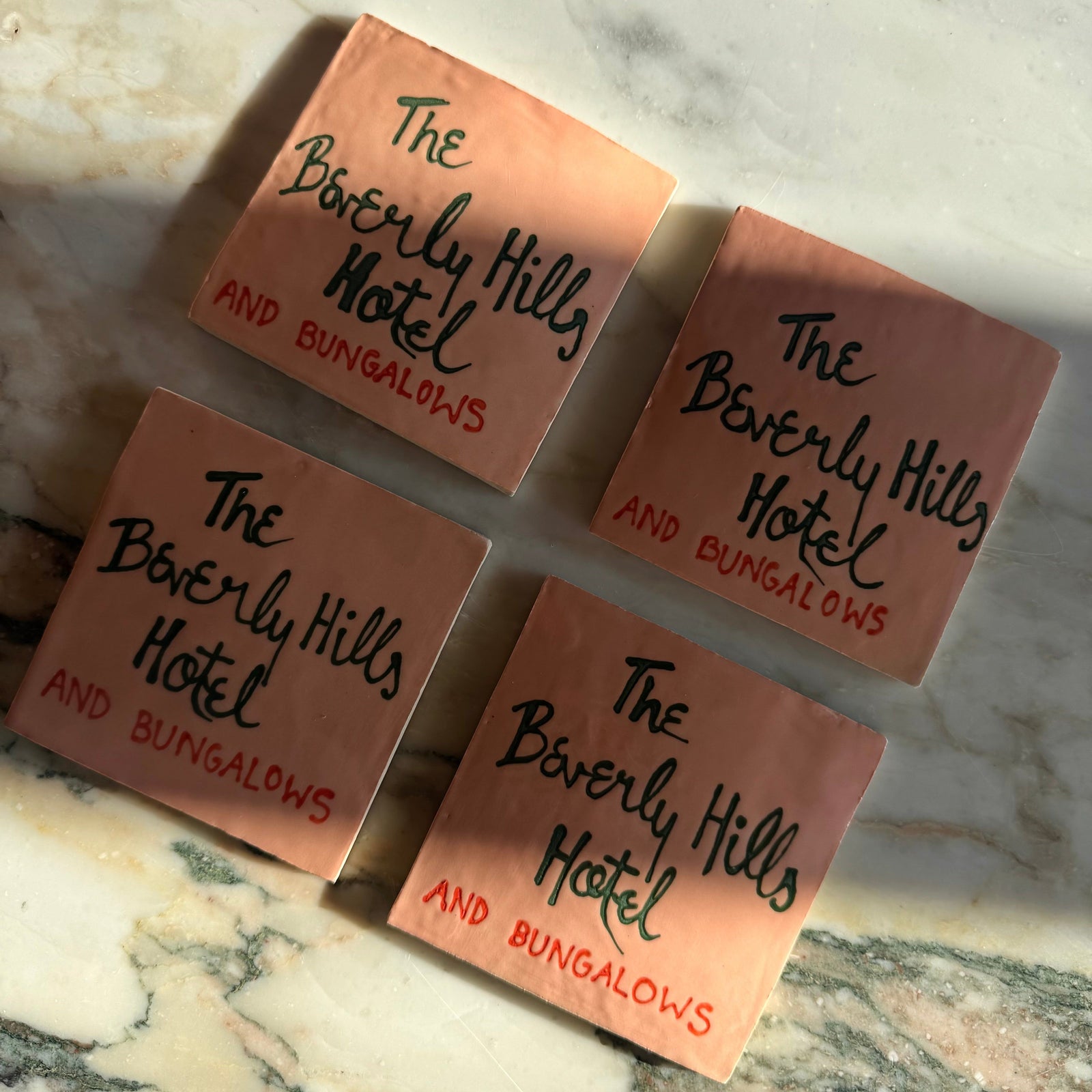 ‘The Beverly Hills Hotel’ Ceramic Coaster
