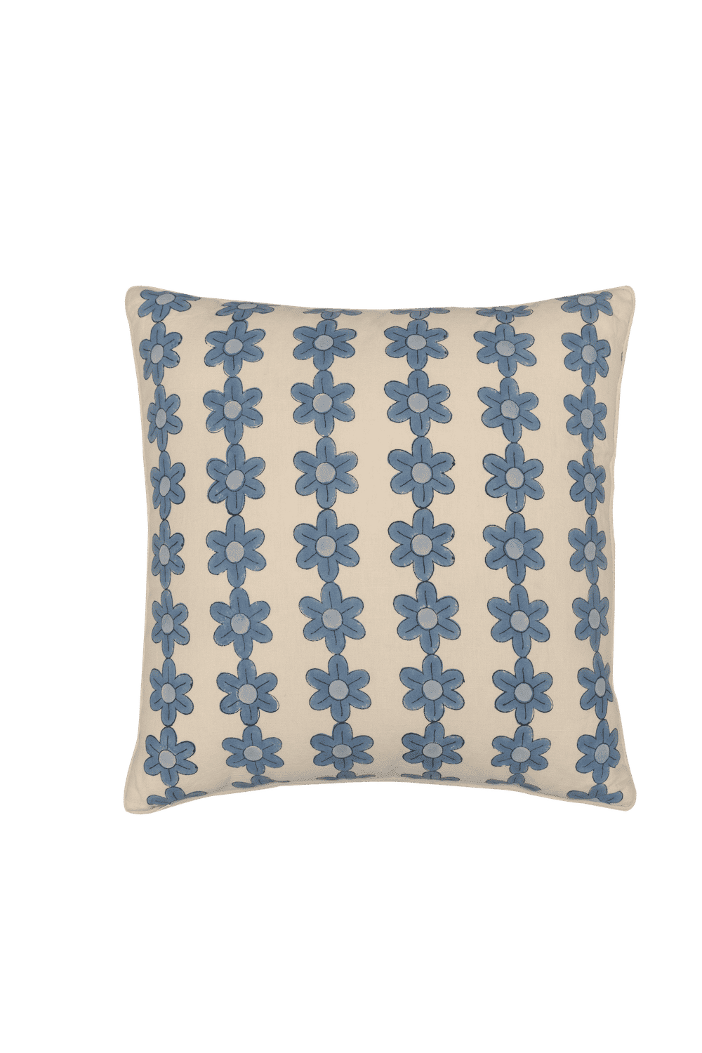 Block Printed Interior Pillow Cover – 20x20 in