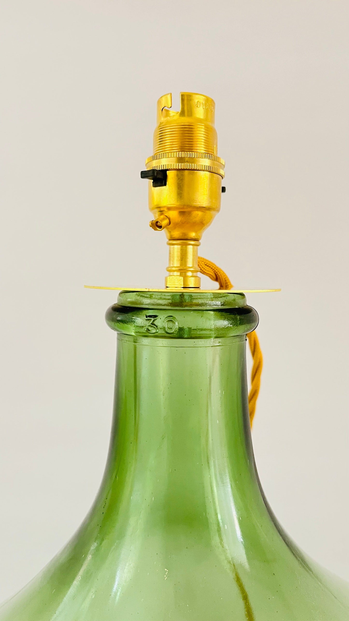 Extra Large French Demijohn Lamp