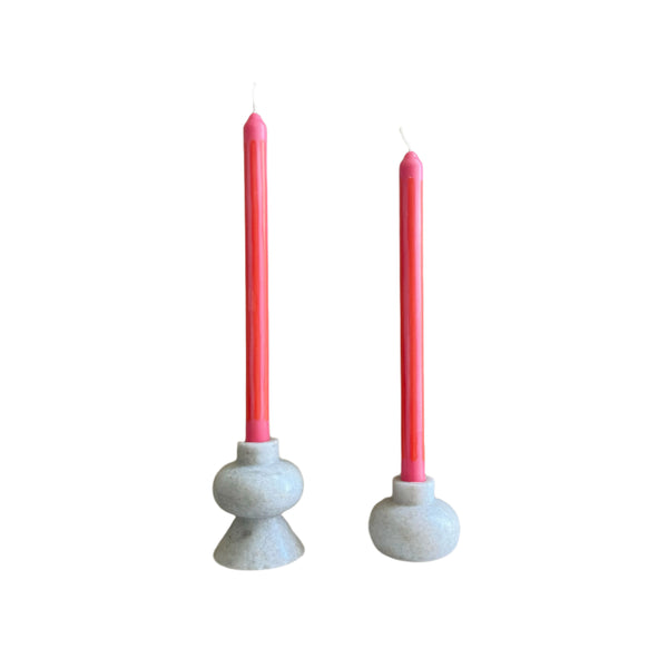 Pink Lady Dinner Candle