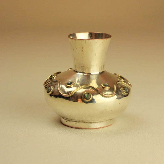 Vintage Mexican Silver Vase