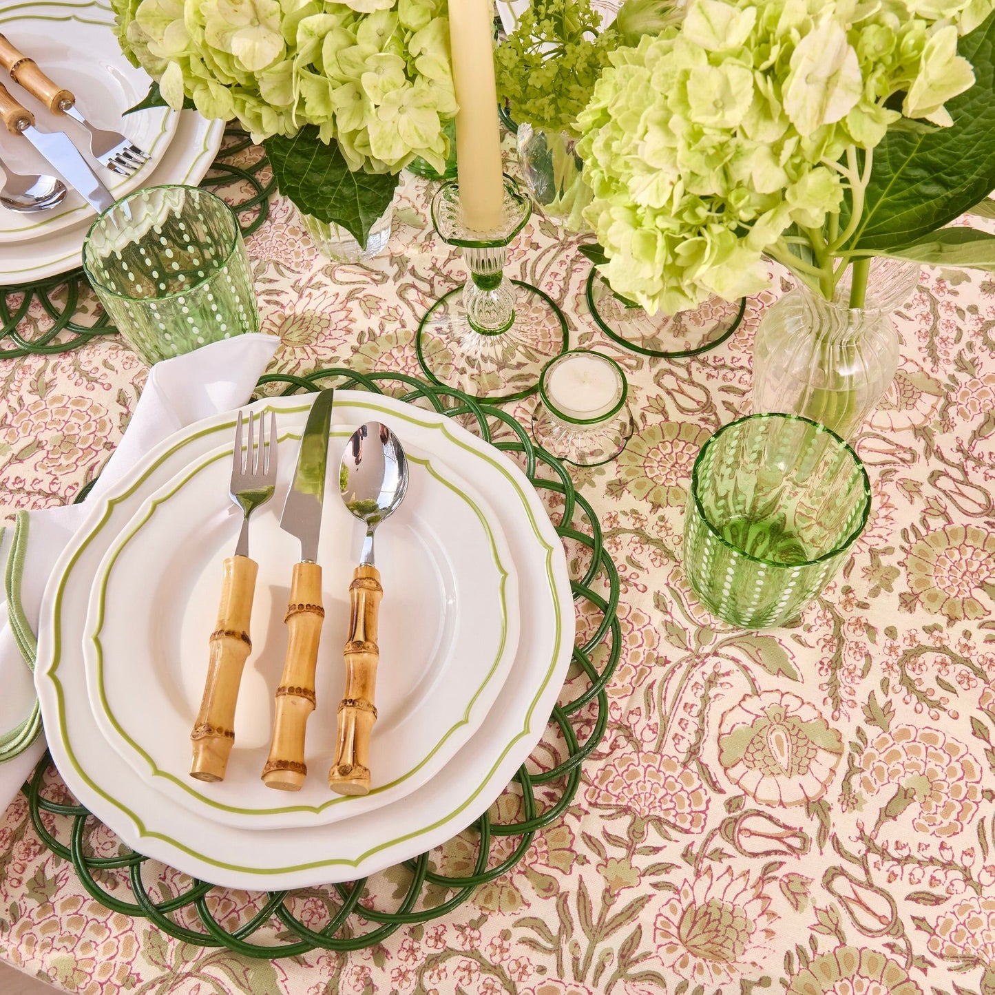 Pink Mallow Tablecloth