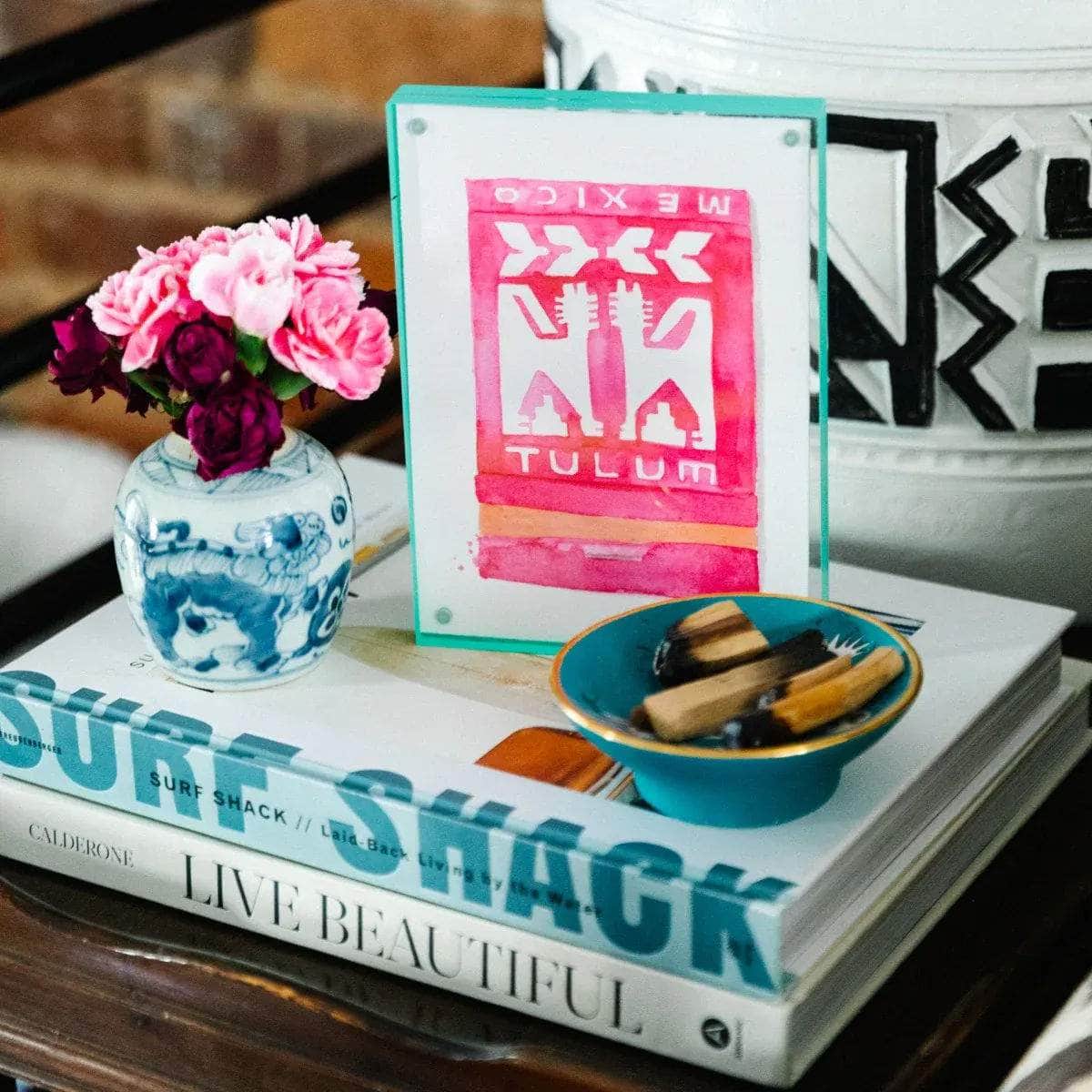 Tulum Matchbook Print