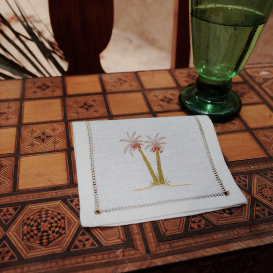 Luxor Palm Cocktail Napkins (Set of 6)