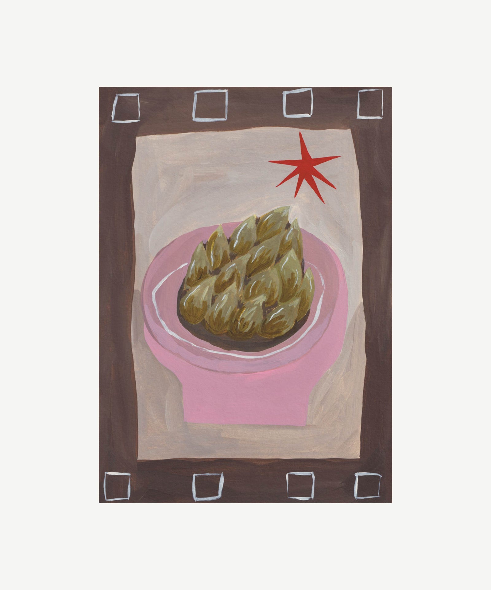 Spring Artichoke Print