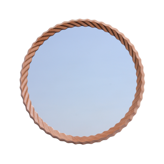 Kruller Midi Mirror - Beech
