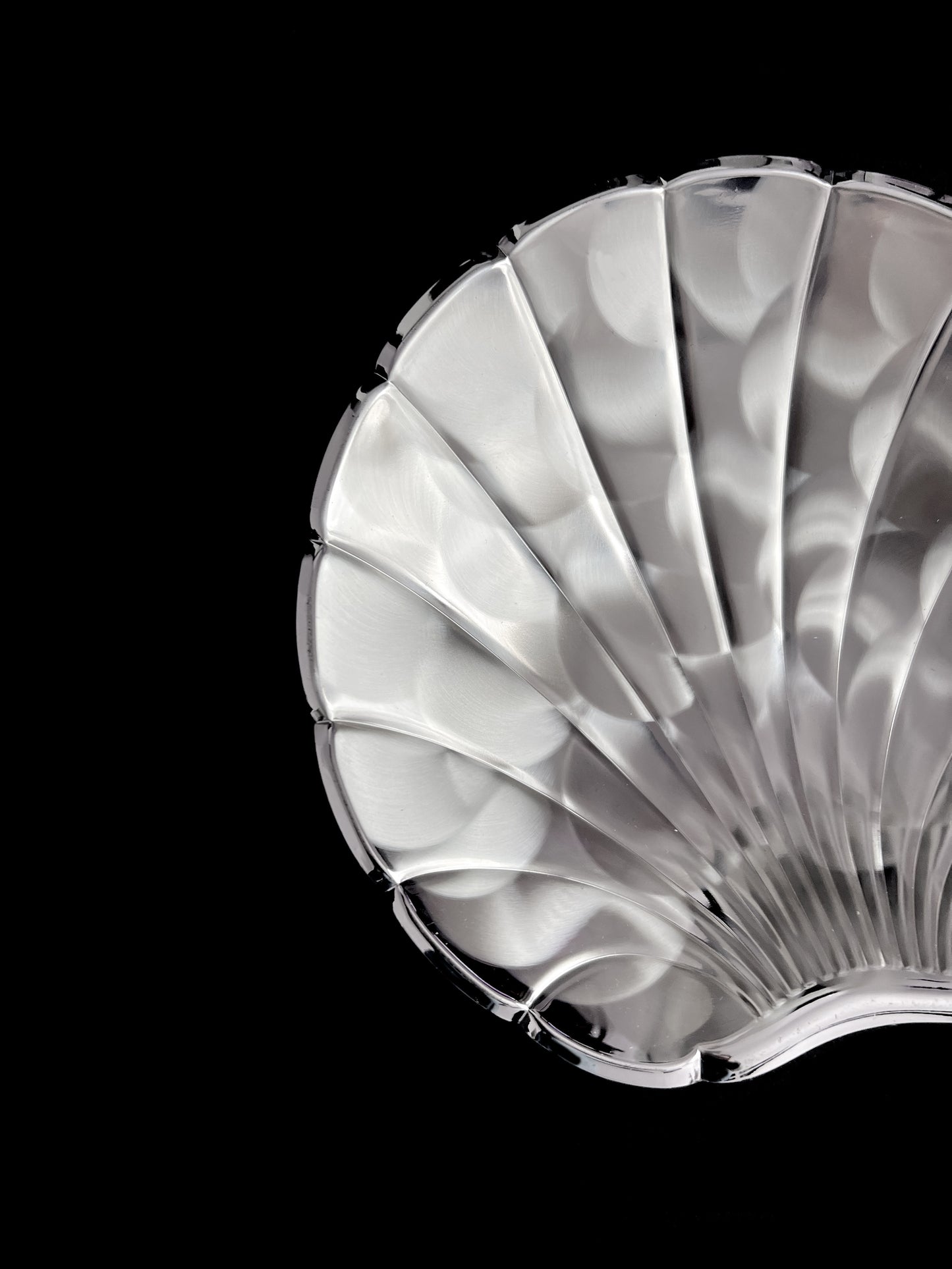 Silver-Plated Shell Dish