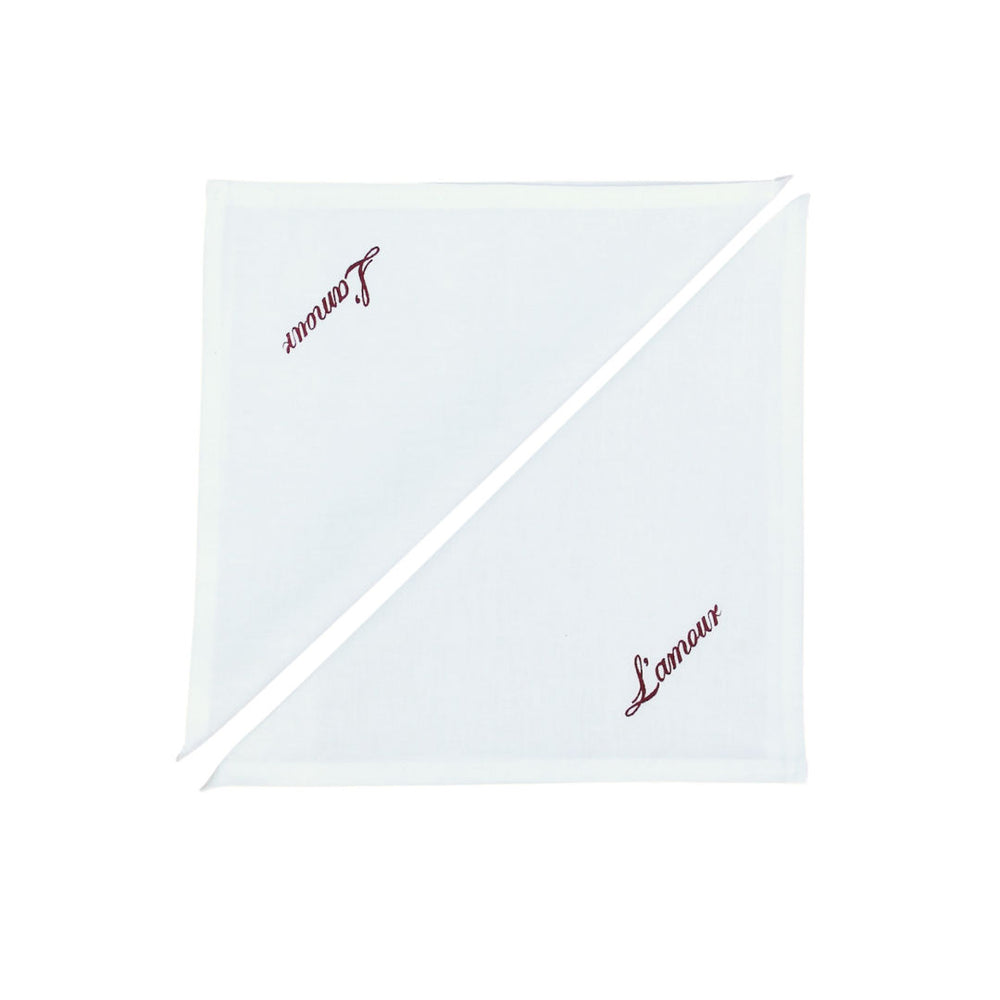 L'amour Napkin Set of Two