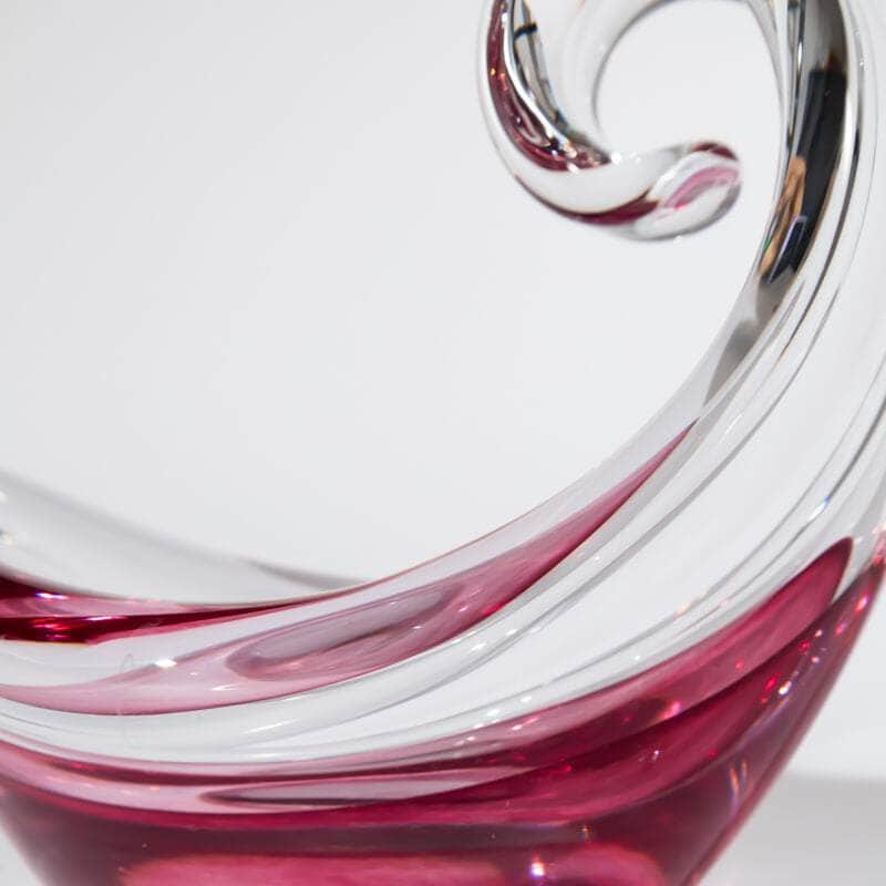 Italian Sculptural Art Glass Bowl