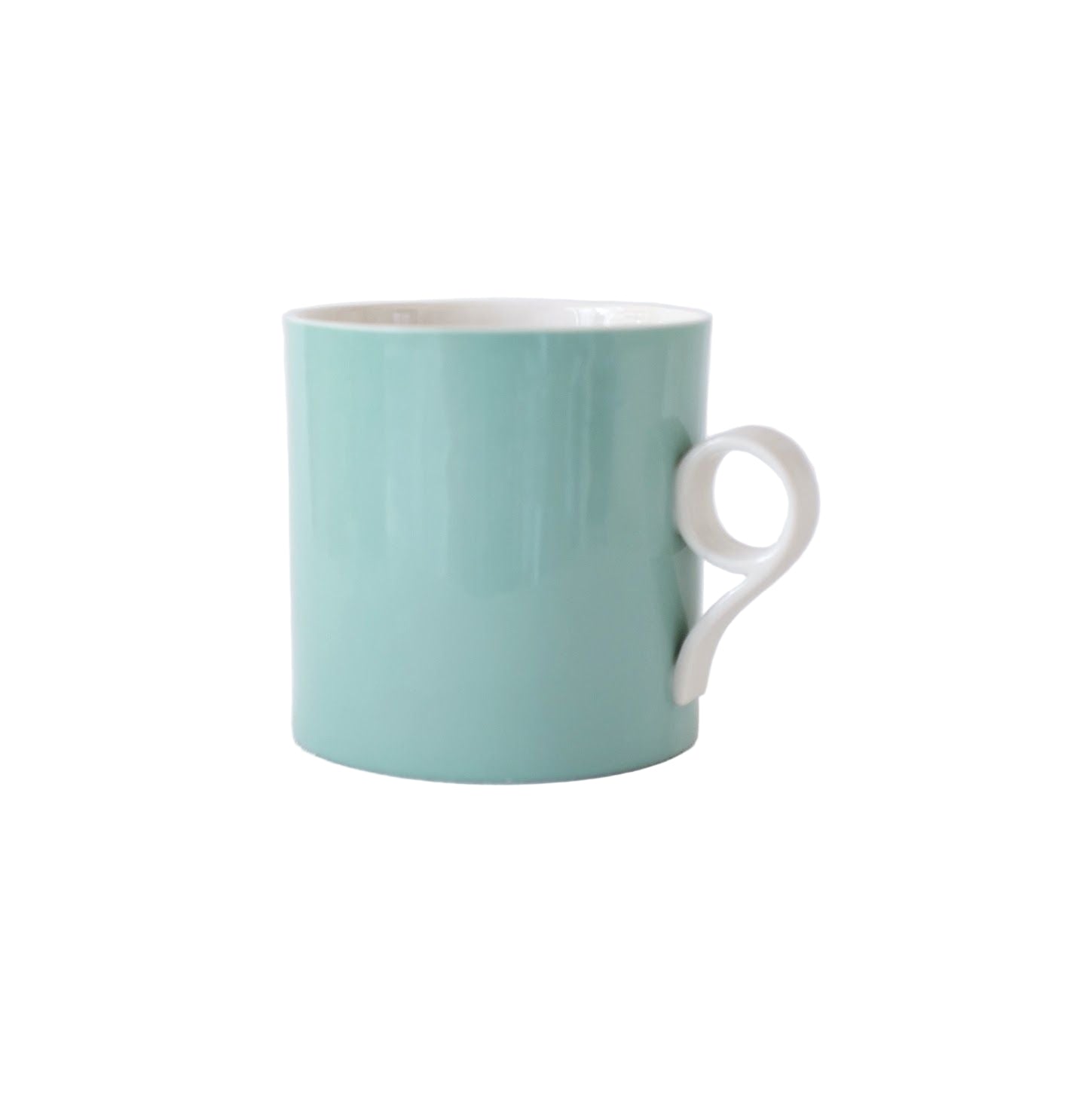 Large Mug in Green - Loop Handle