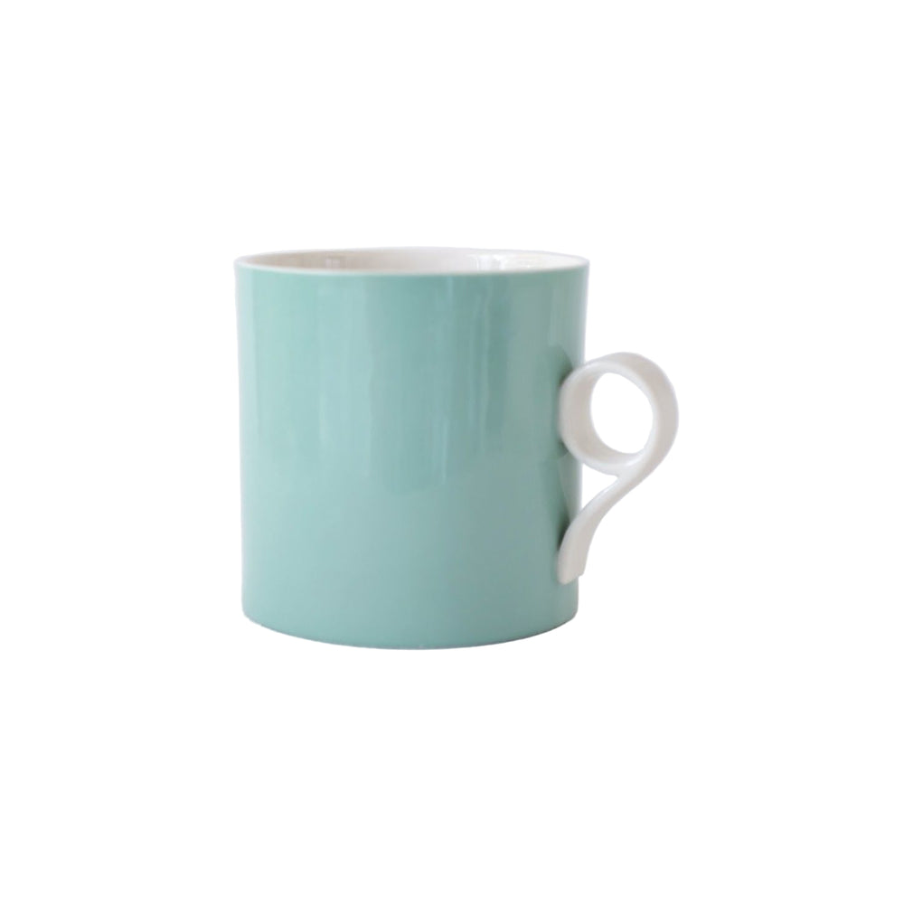 Large Mug in Green - Loop Handle