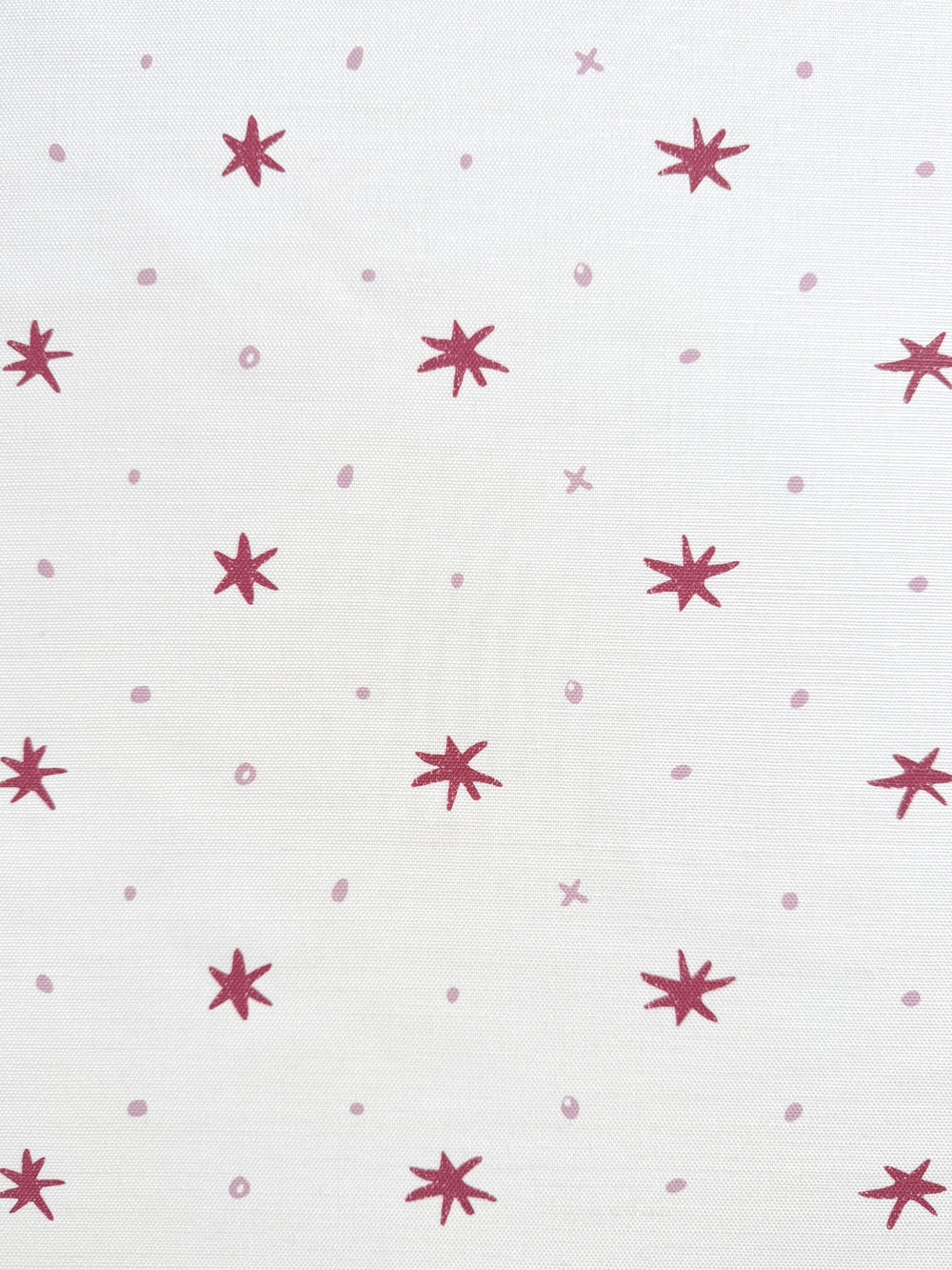 Ensueño Linen Cotton Fabric Raspberry
