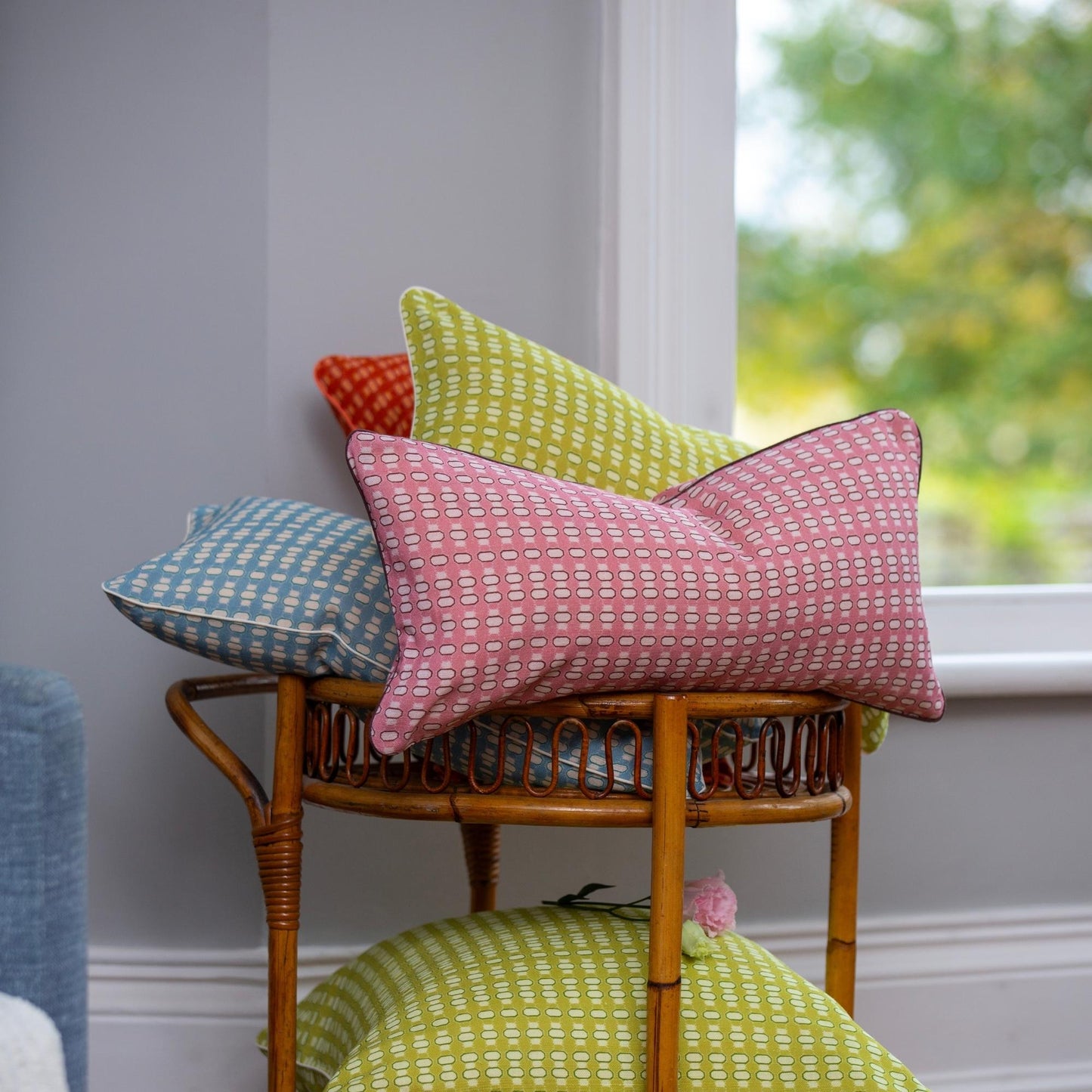 Lali II | Pink Fig Small Cushion