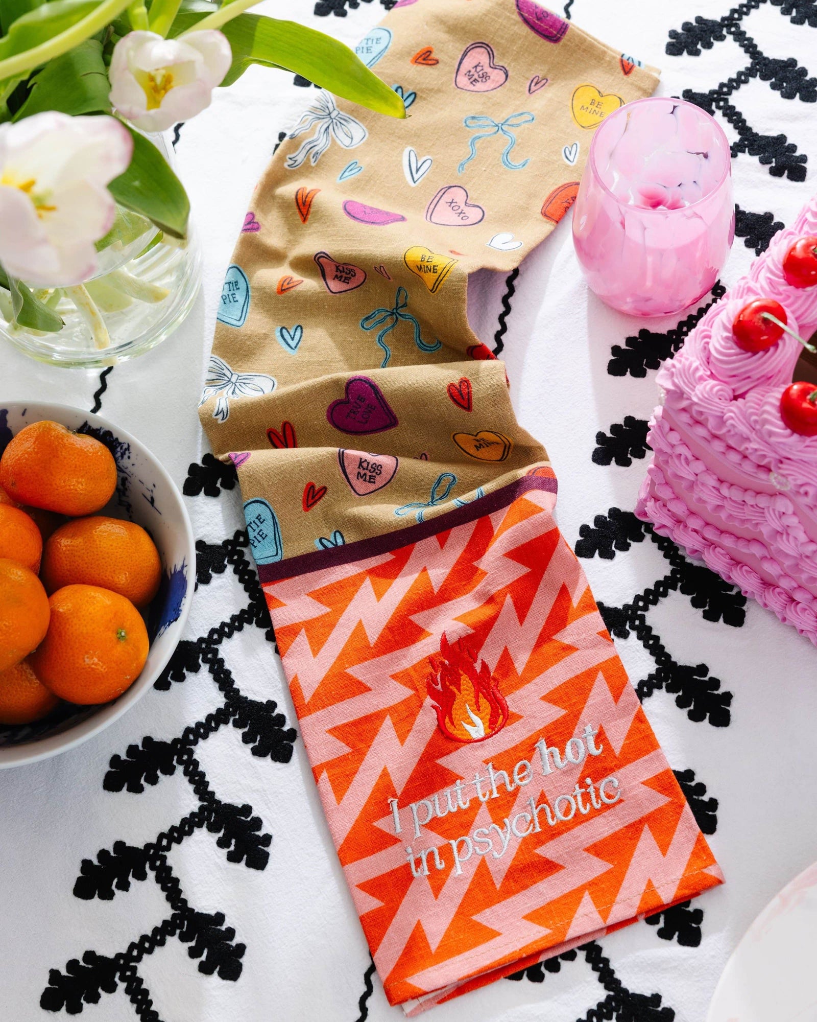 Hot in Psychotic Dish Towel