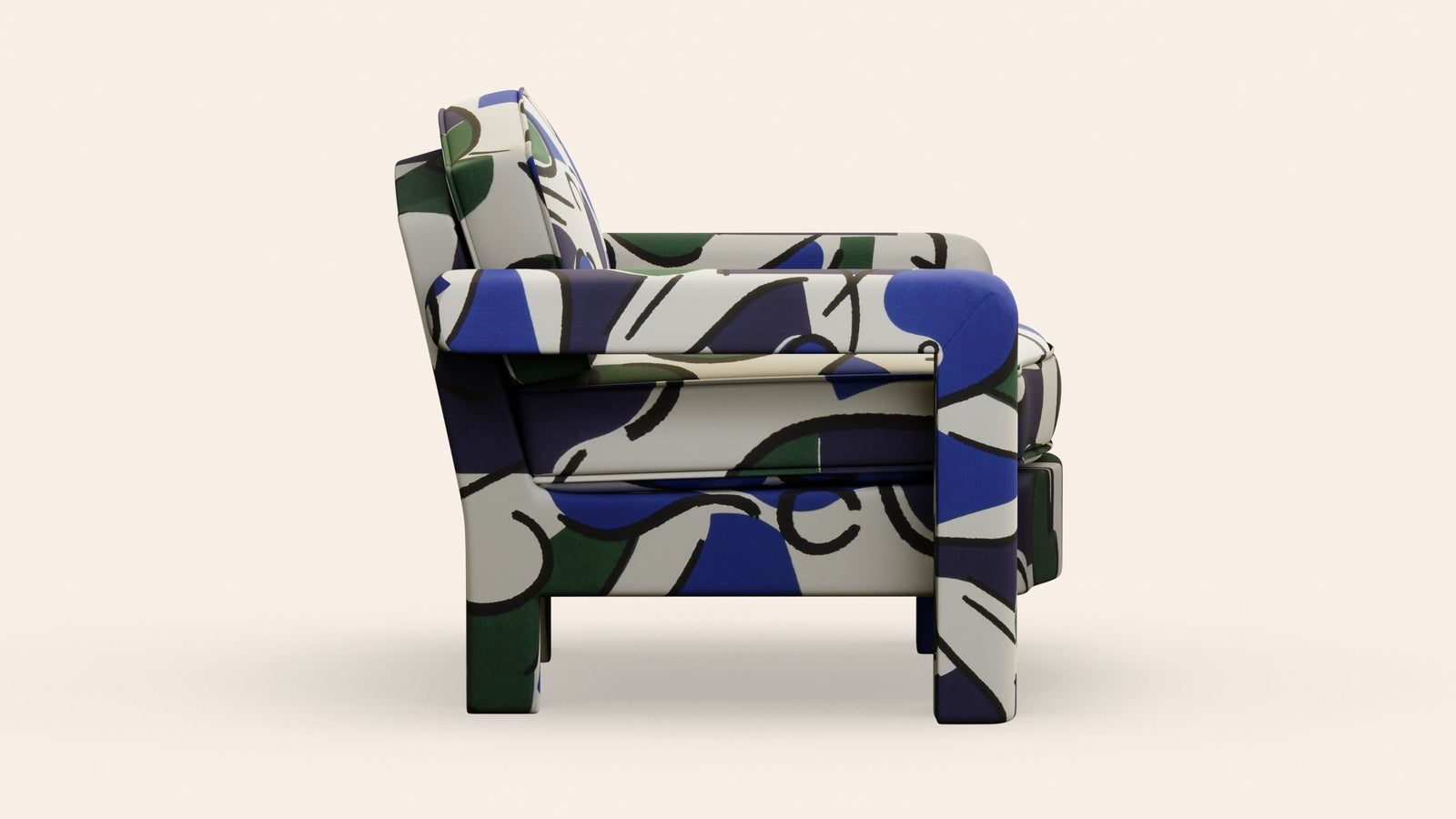 Elio Armchair, Seaweed