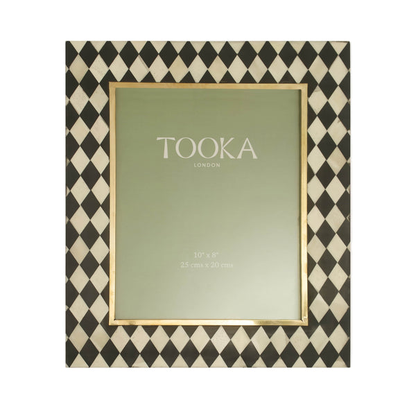 Large Photo Frame | Black & White | Harlequin
