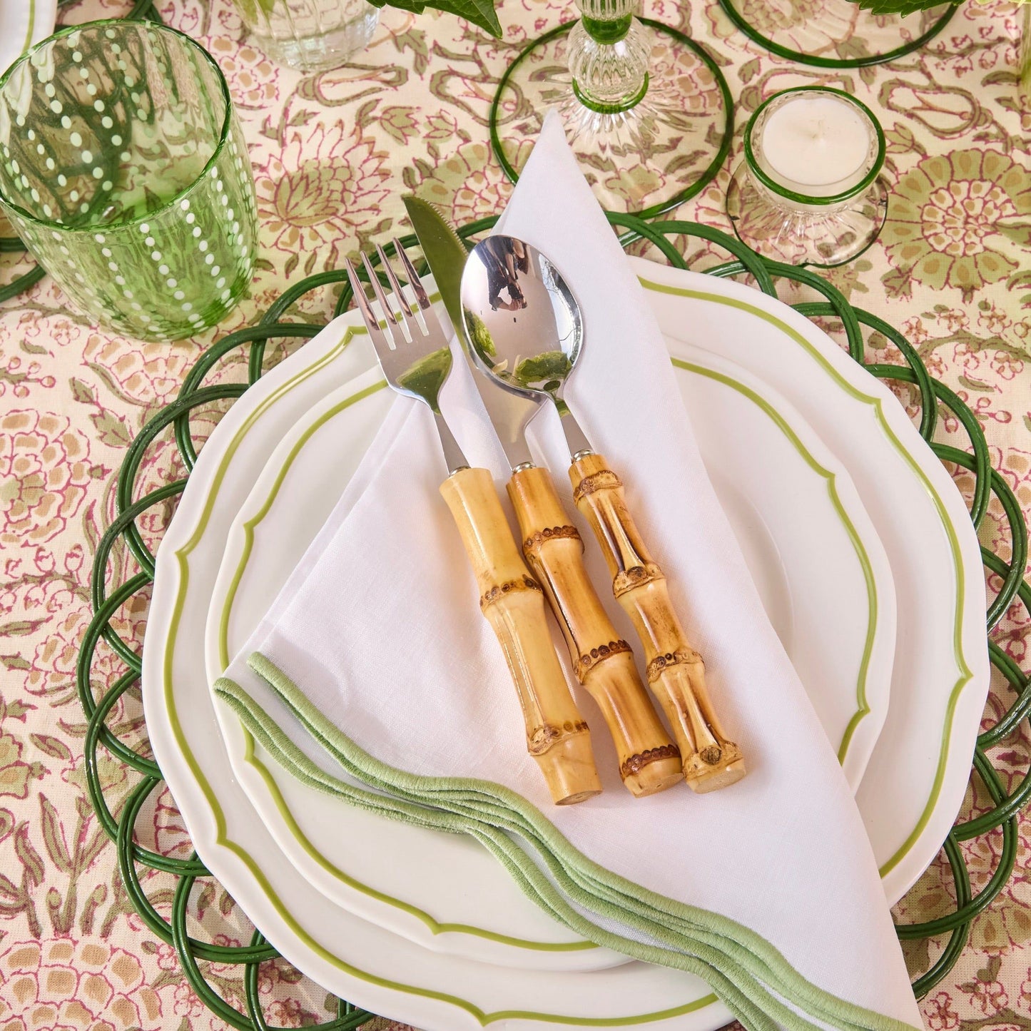 Green Cabana Placemats (set of 4)